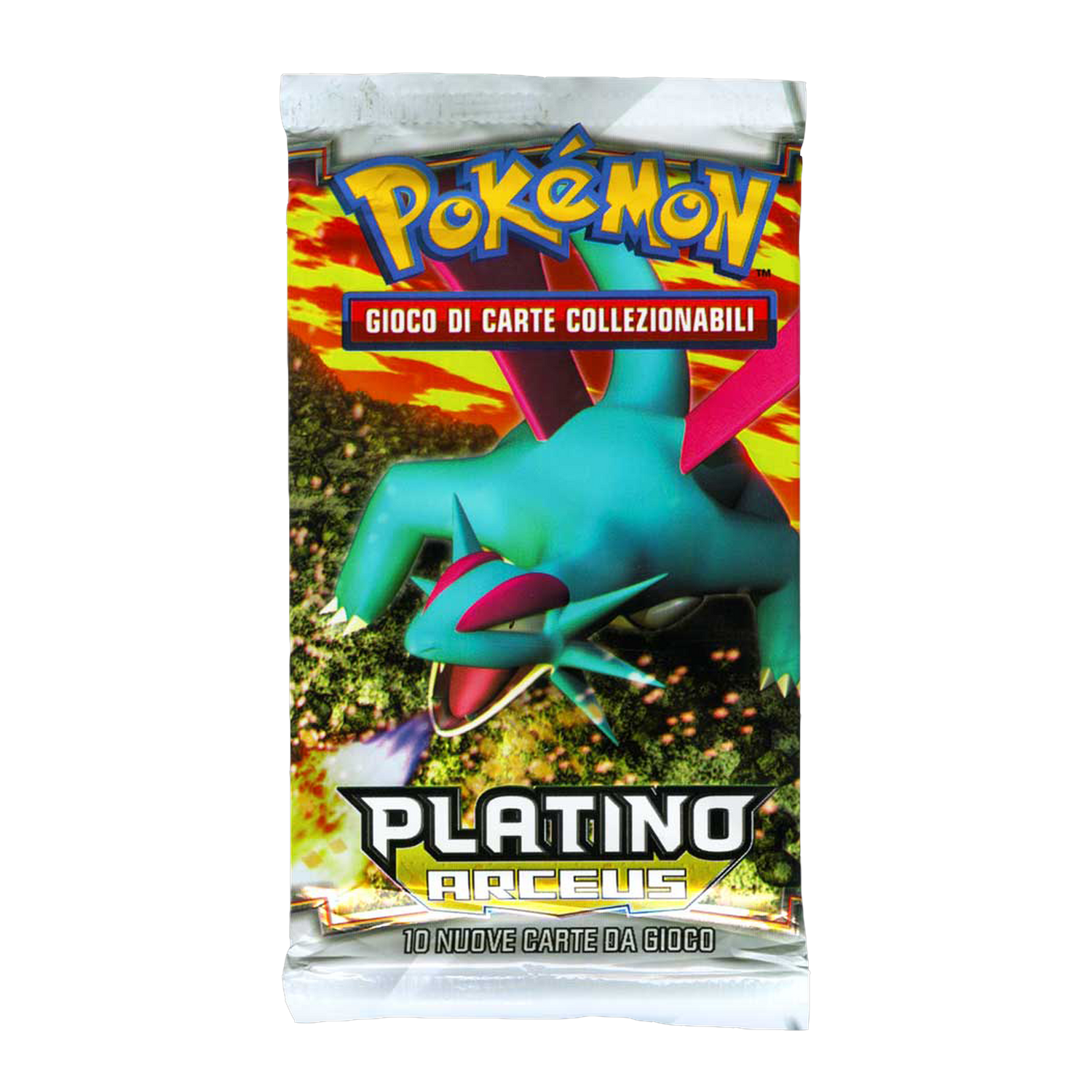 Platino Arceus AR Artwork Salamence Busta 10 Carte (IT)