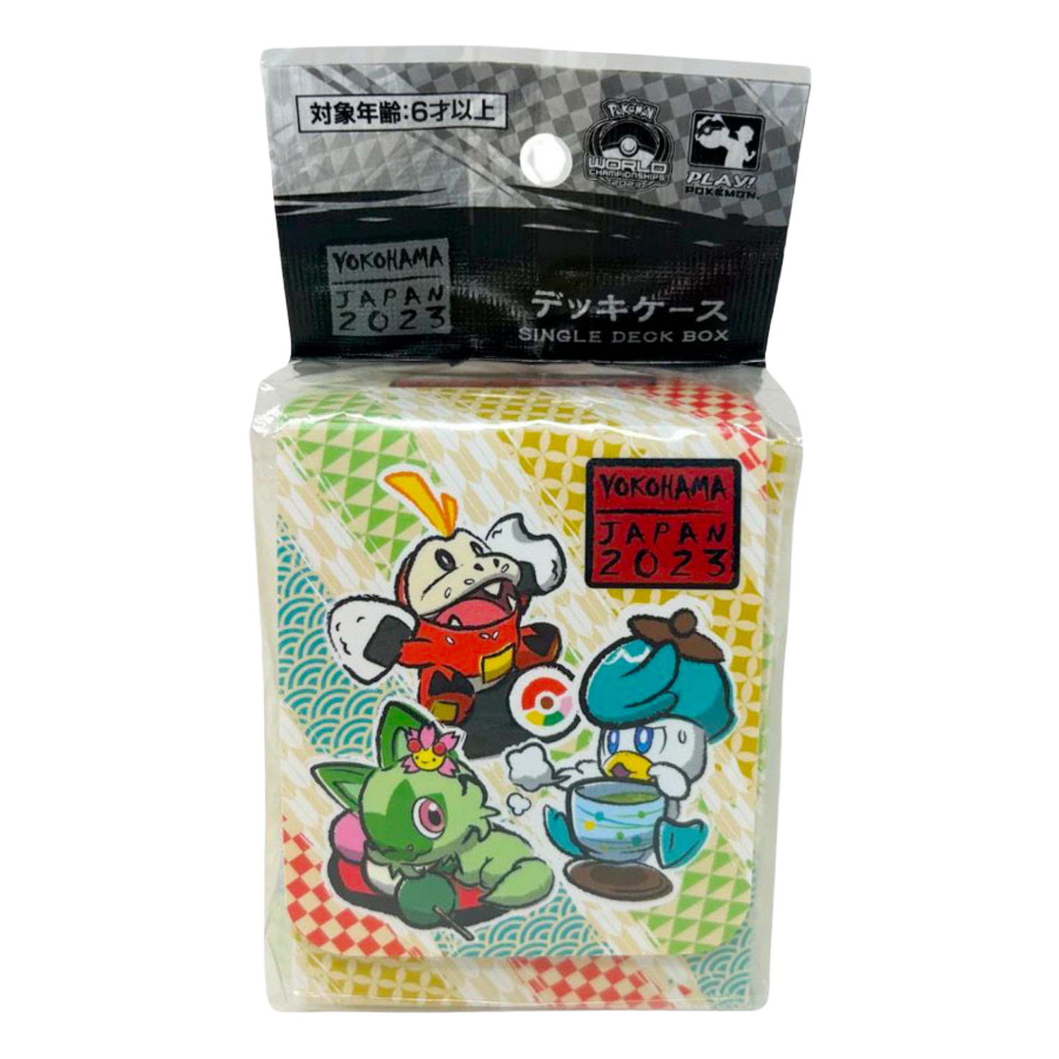 World Championships Yokohama Japan 2023 Porta Mazzo Pikachu, Sprigatito, Quaxly & Fuecoco (JP)