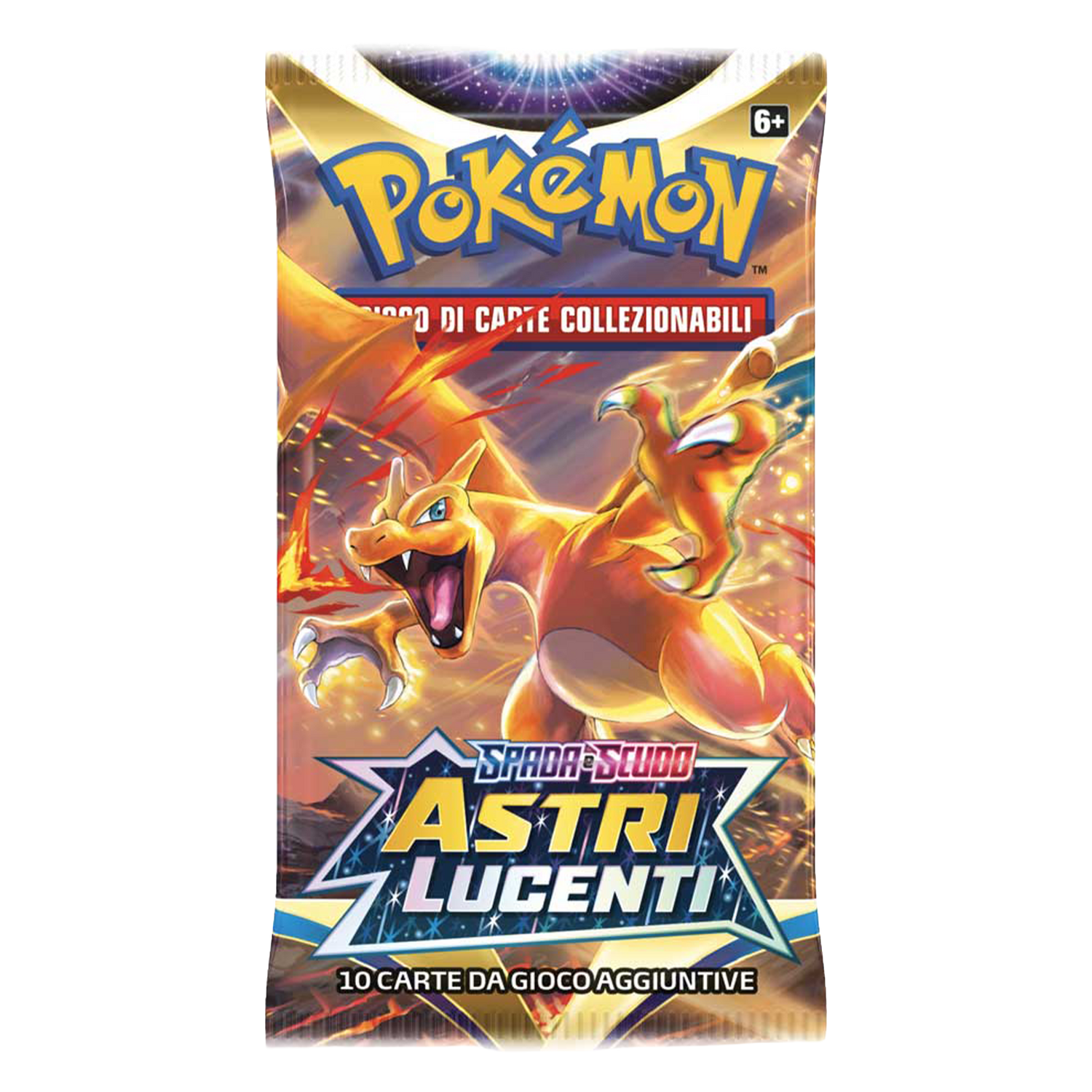 Spada e Scudo Astri Lucenti BRS Artwork Charizard Busta 10 Carte (IT)