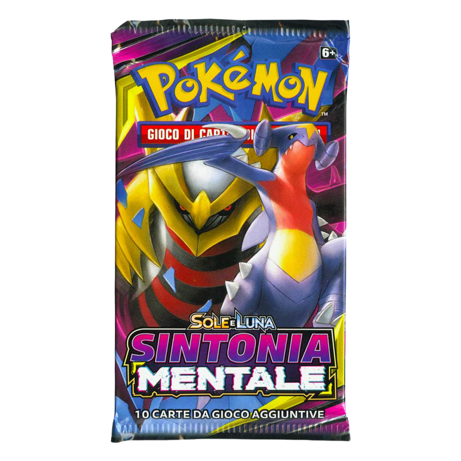 Sole e Luna Sintonia Mentale UNM Artwork Giratina e Garchomp Busta 10 Carte (IT)