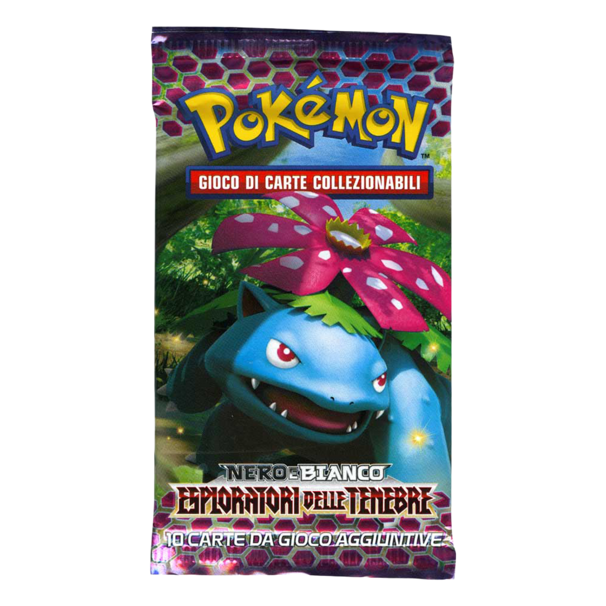 Nero e Bianco Esploratori delle Tenebre DEX Artwork Venusaur Busta 10 Carte (IT)