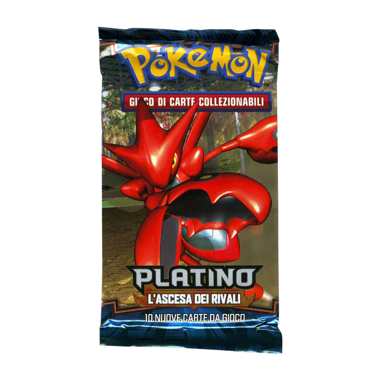 Platino L'Ascesa dei Rivali RR Artwork Scizor Busta 10 Carte (IT)
