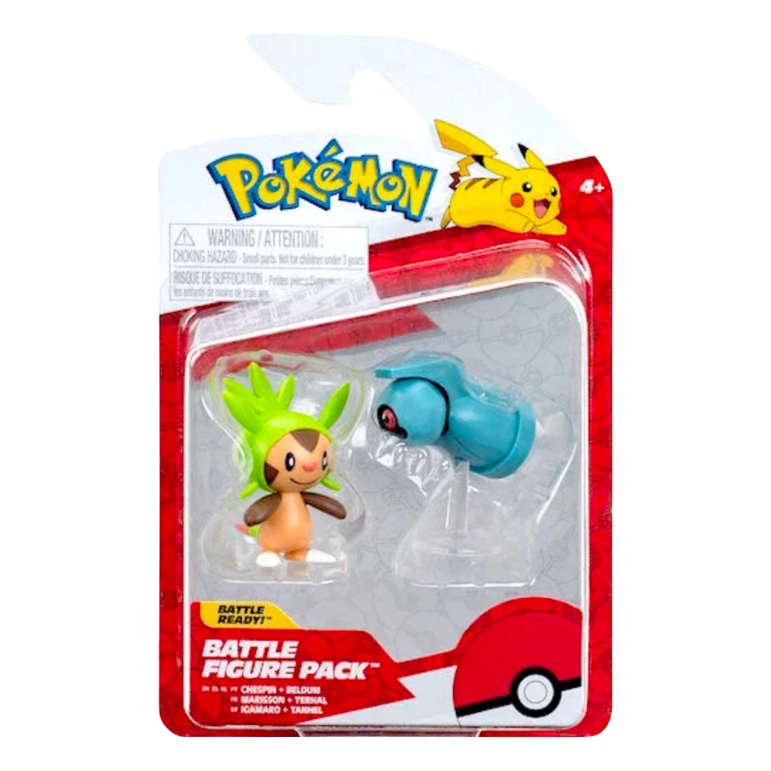 Battle Figure Chespin & Beldum (IT)