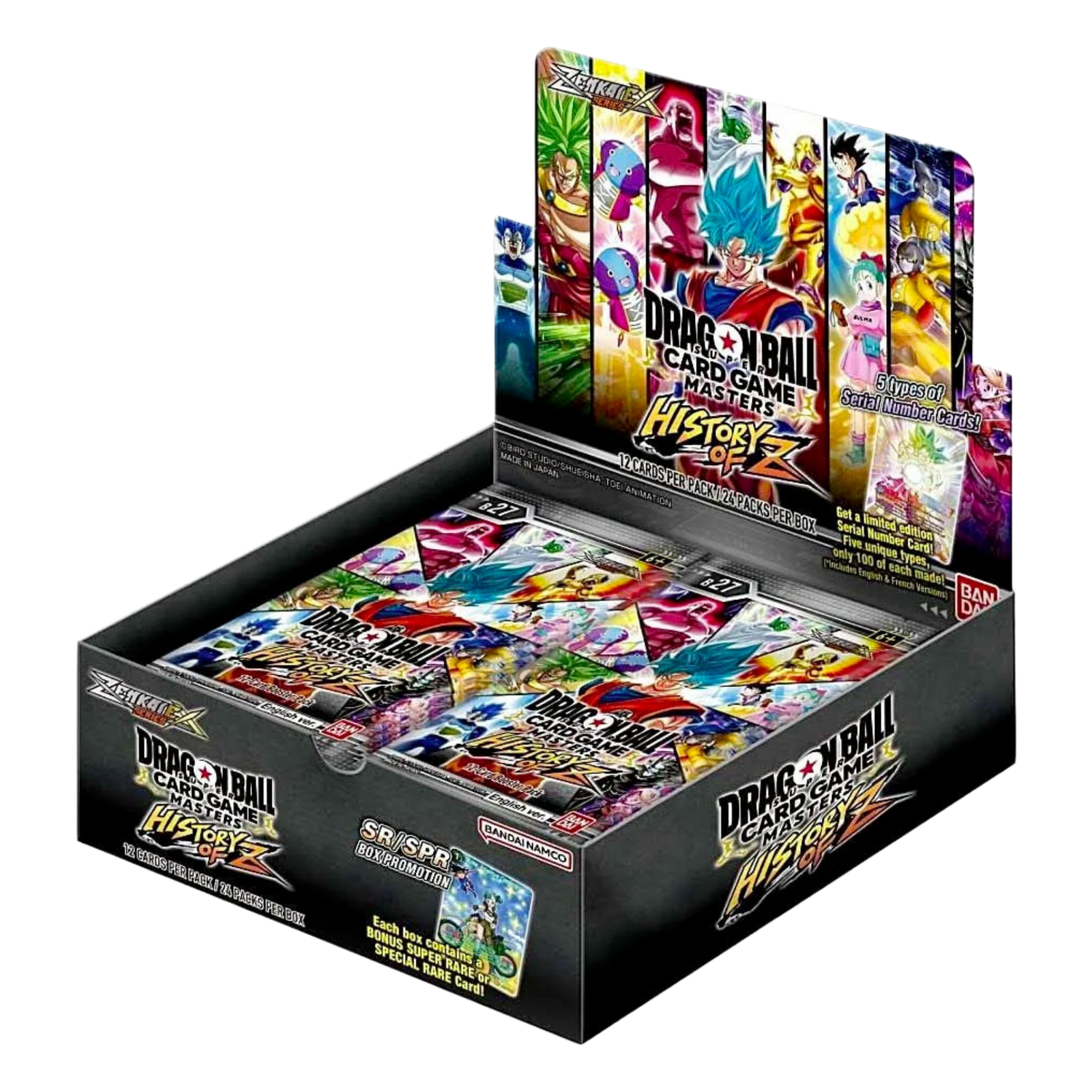 Zenkai Series History of Z B27 Display 24 Buste (EN)