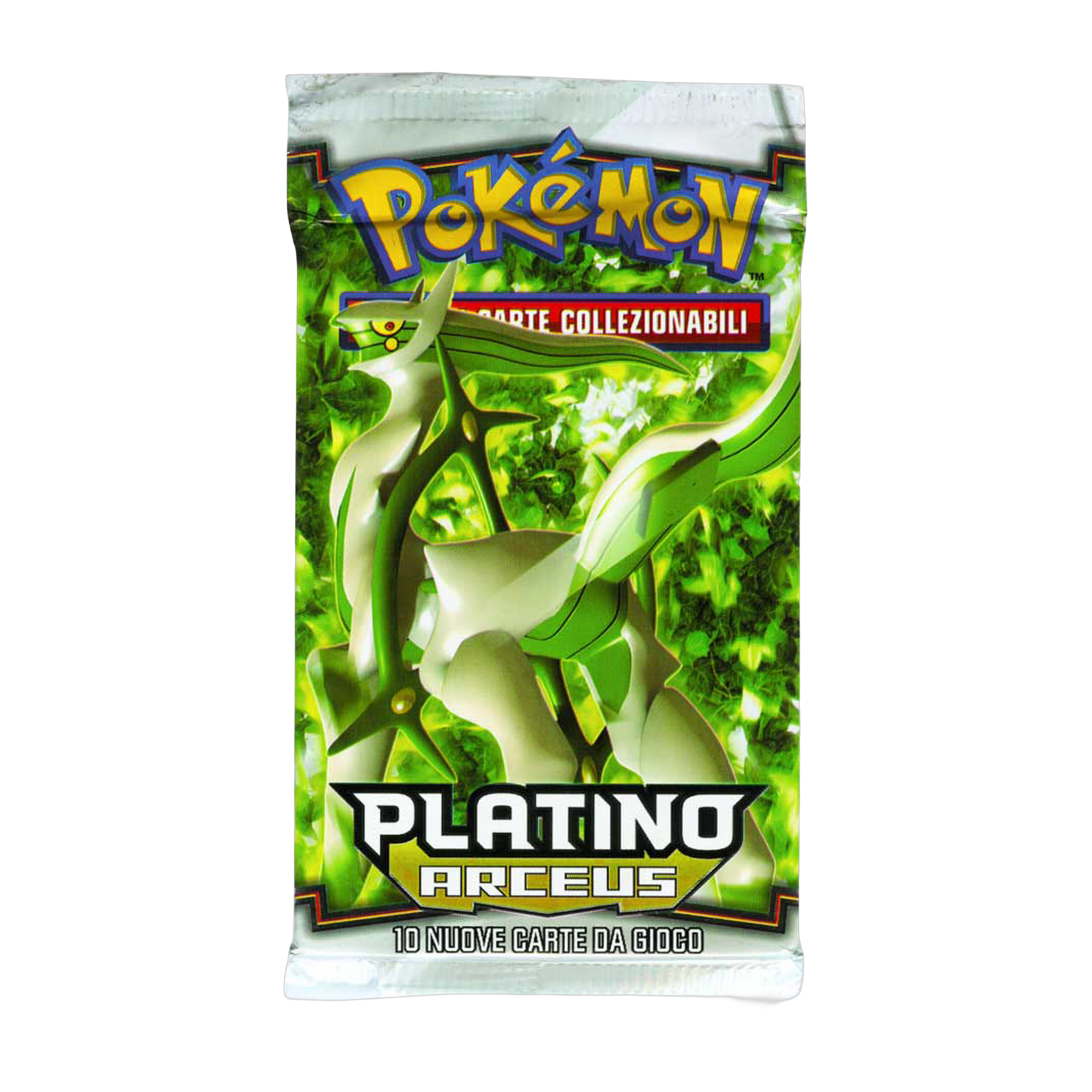 Platino Arceus AR Artwork Arceus Forma Erba Busta 10 Carte (IT)