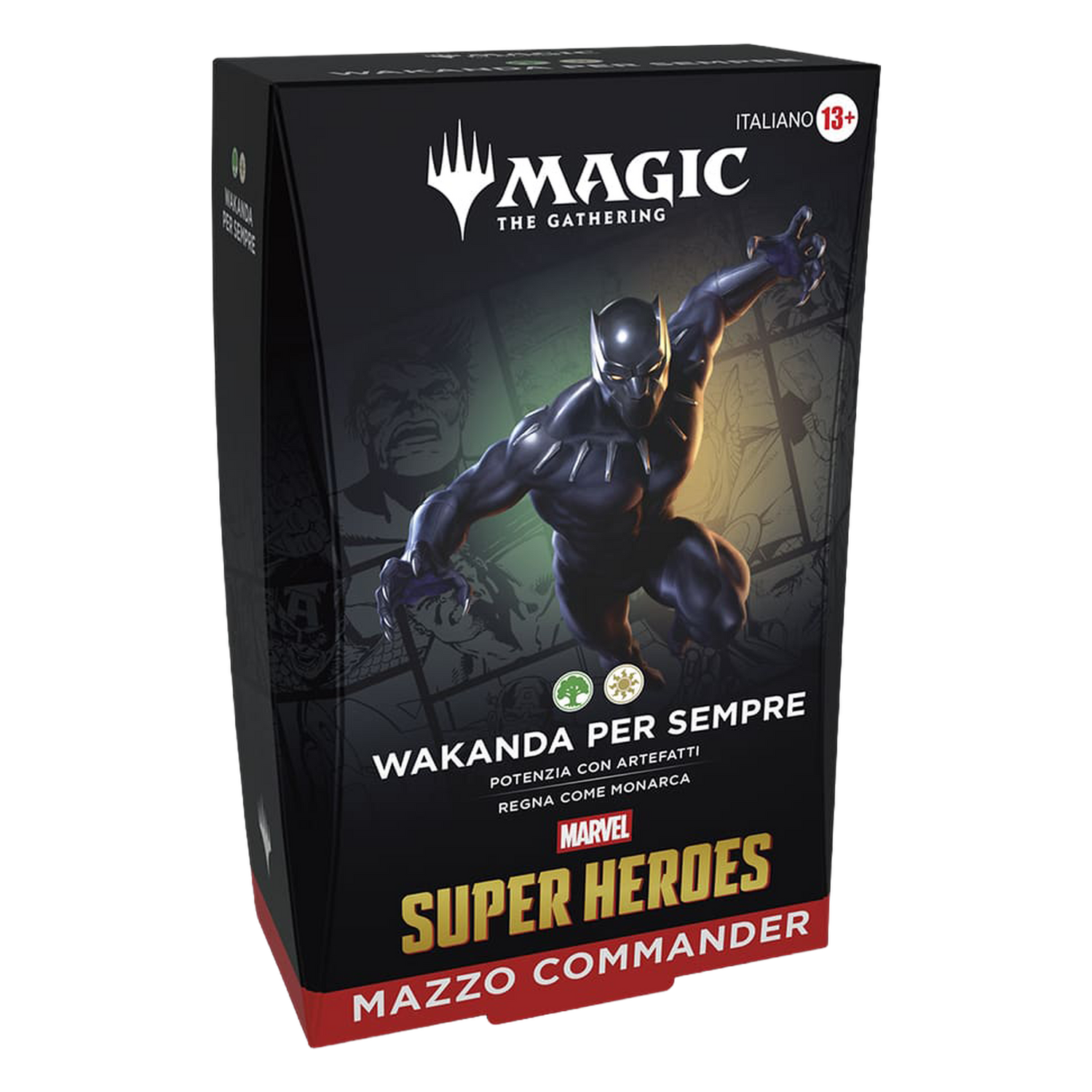 Marvel Super Heroes Wakanda per Sempre Commander Deck (IT)