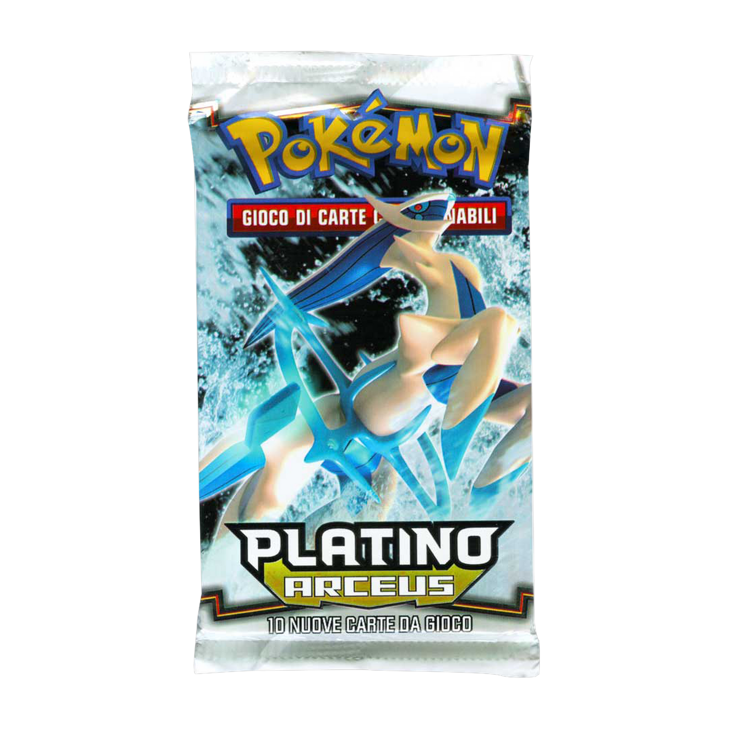 Platino Arceus AR Artwork Arceus Forma Acqua Busta 10 Carte (IT)