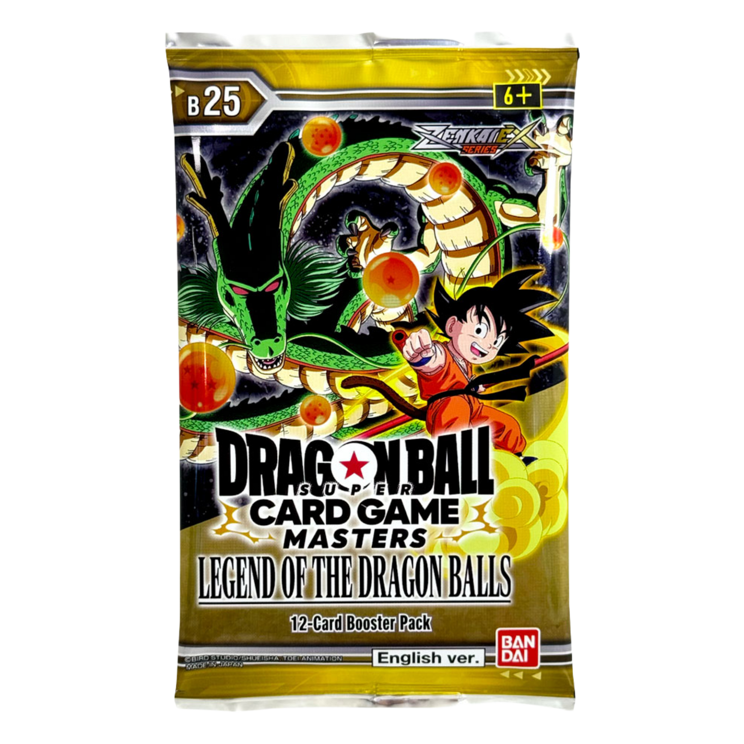 Zenkai Series Legend of the Dragon Balls B25 Busta 12 Carte (EN)