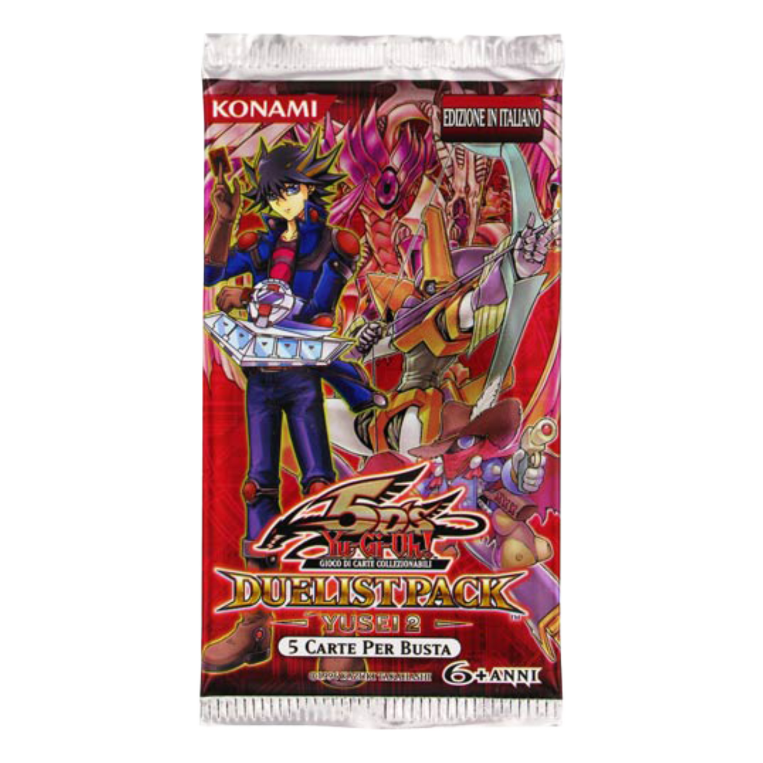 Duelist Pack: Yusei 2 DP09 Unlimited Busta 5 Carte (IT)