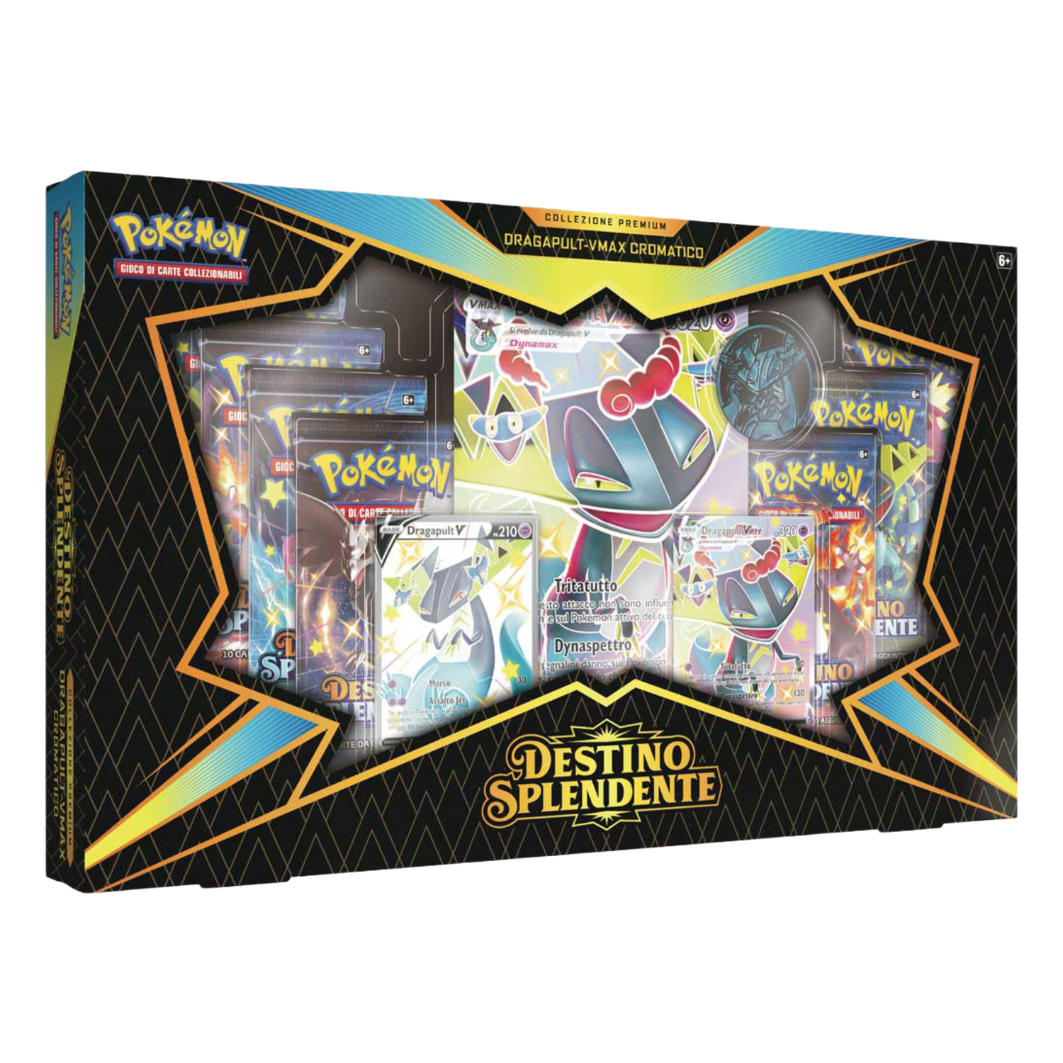 Spada e Scudo Destino Splendente SHF Collezione Premium Dragapult VMAX Cromatico (IT)