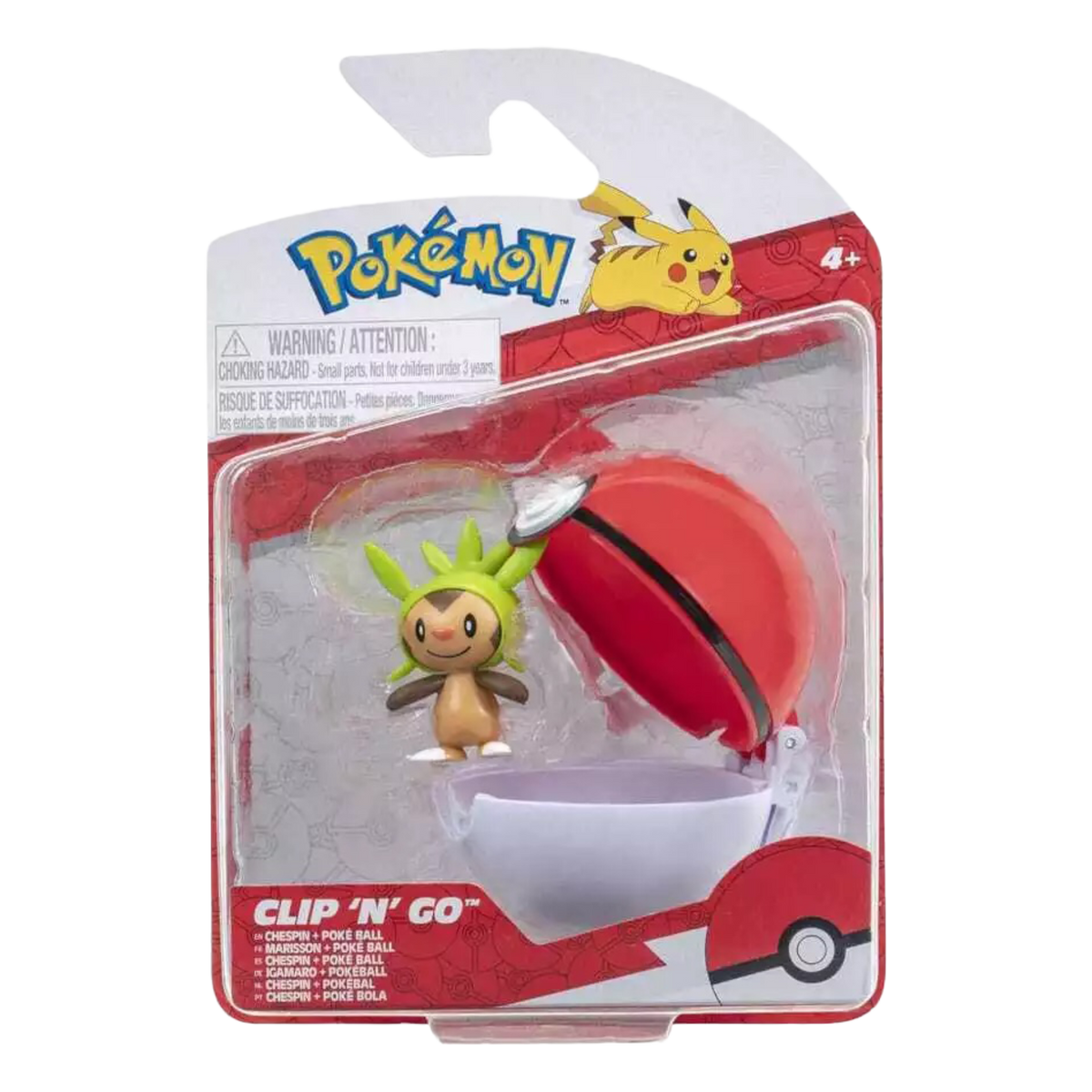 Clip 'N' Go Chespin + Poke Ball (IT)