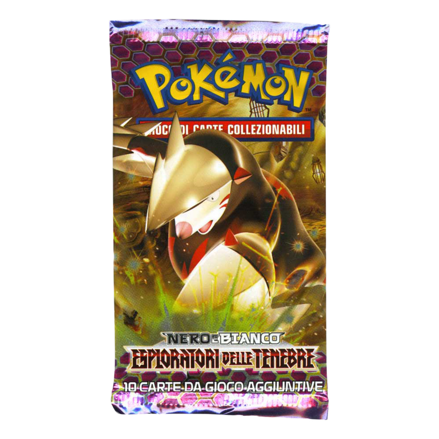 Nero e Bianco Esploratori delle Tenebre DEX Artwork Excadrill Busta 10 Carte (IT)