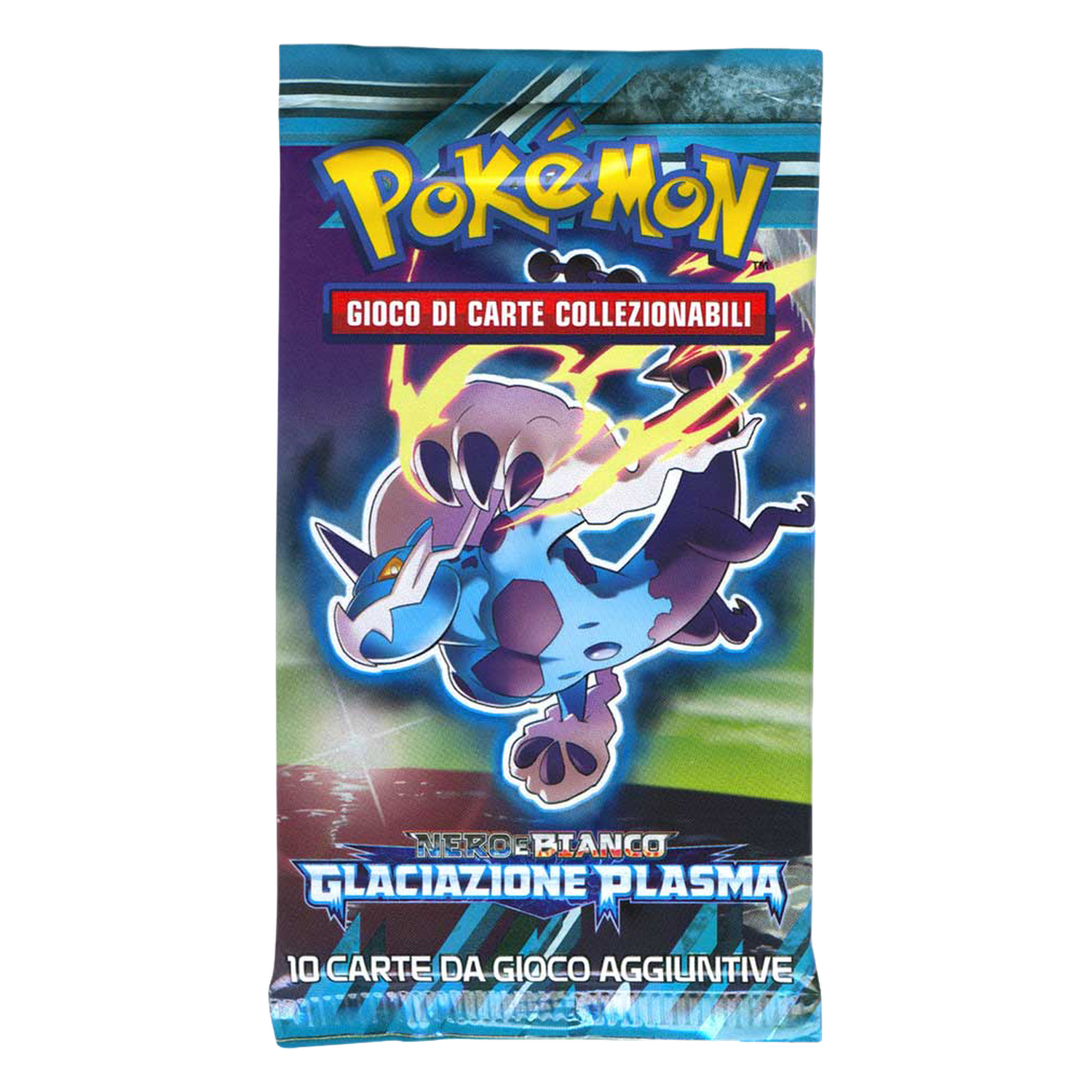 Nero e Bianco Glaciazione Plasma PLF Artwork Thundurus Busta 10 Carte (IT)