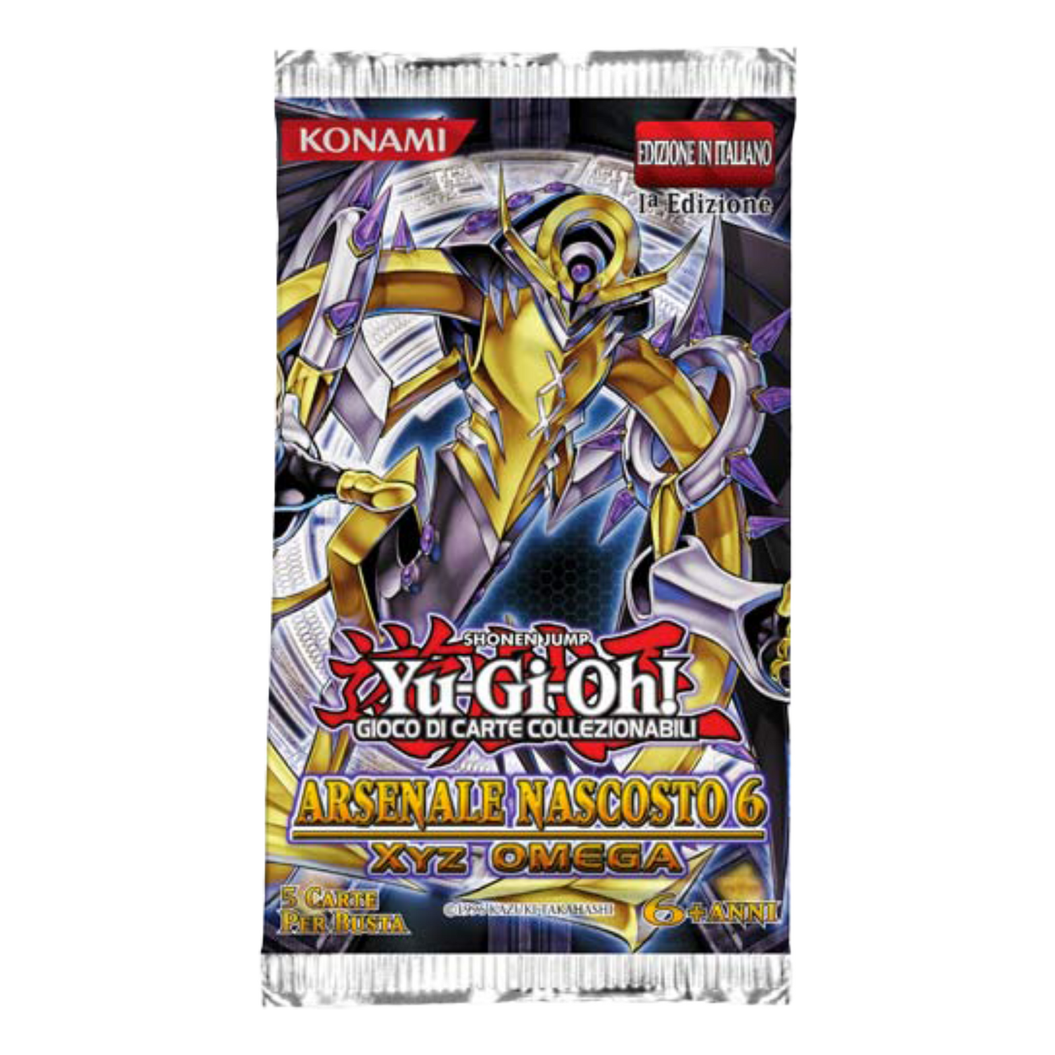 Arsenale Nascosto 6: Xyz Omega HA06 1a Edizione Busta 5 Carte (IT)