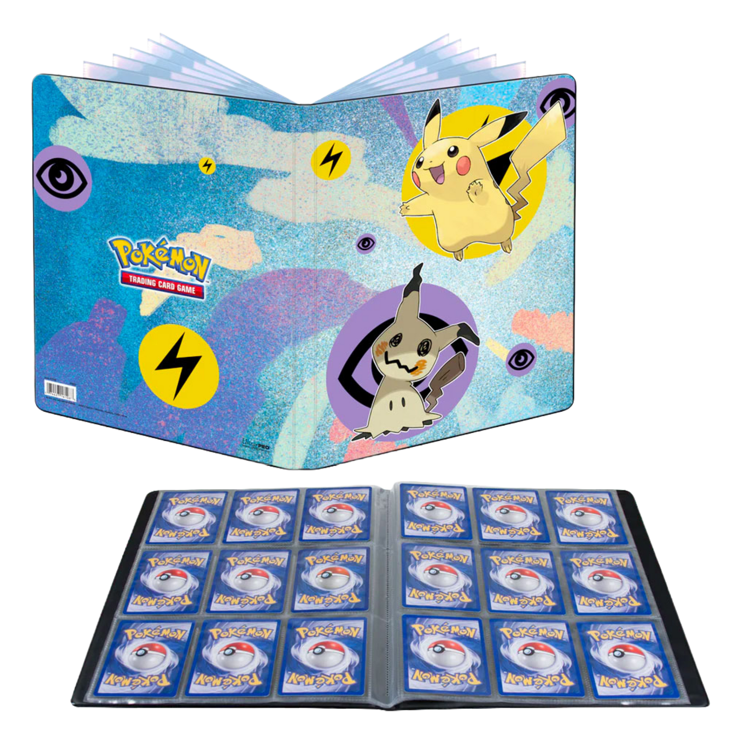 Portfolio 9 Tasche 10 Pagine Pikachu e Mimikyu (EN)