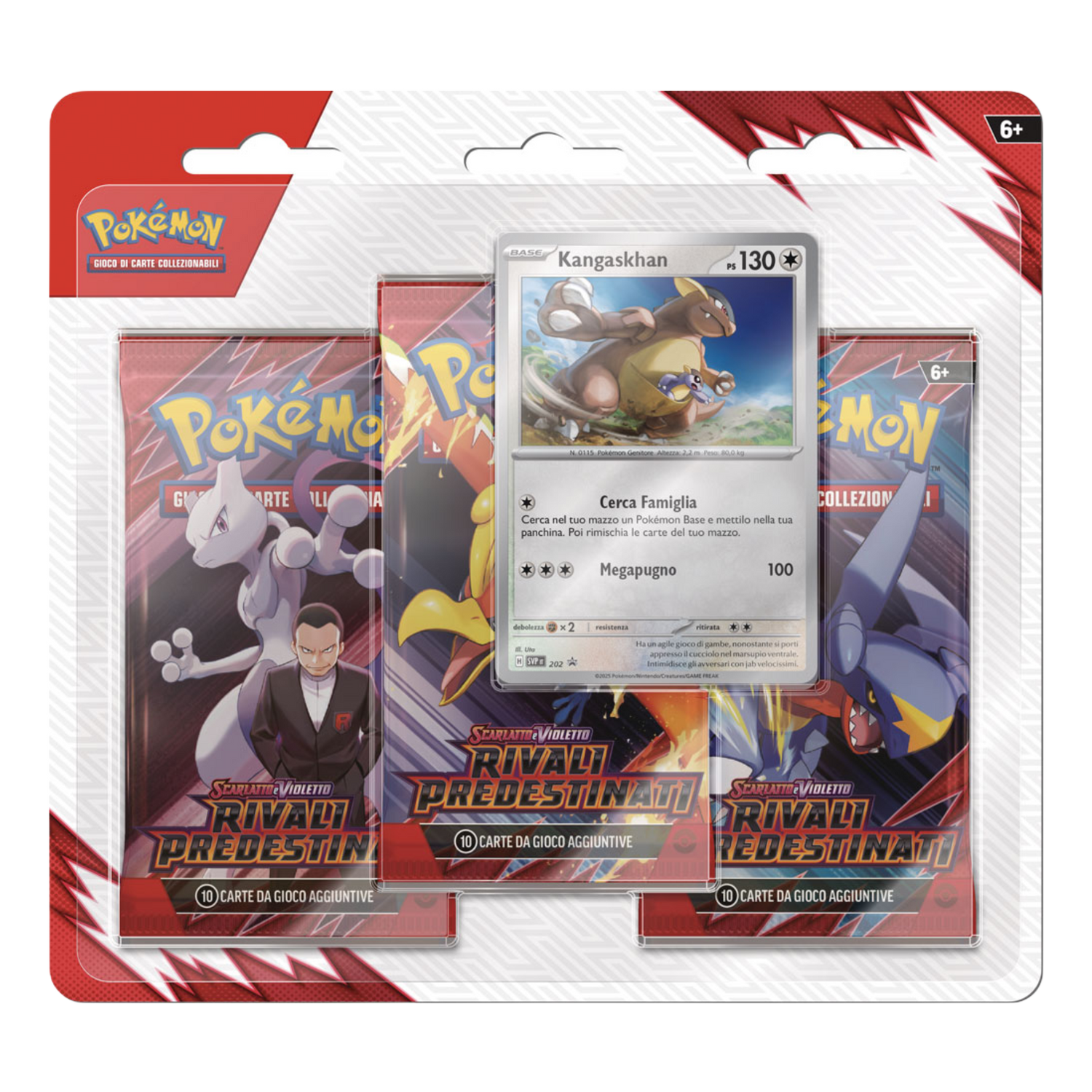 Scarlatto e Violetto Rivali Predestinati DRI Kangaskhan Blister 3 Buste (IT)