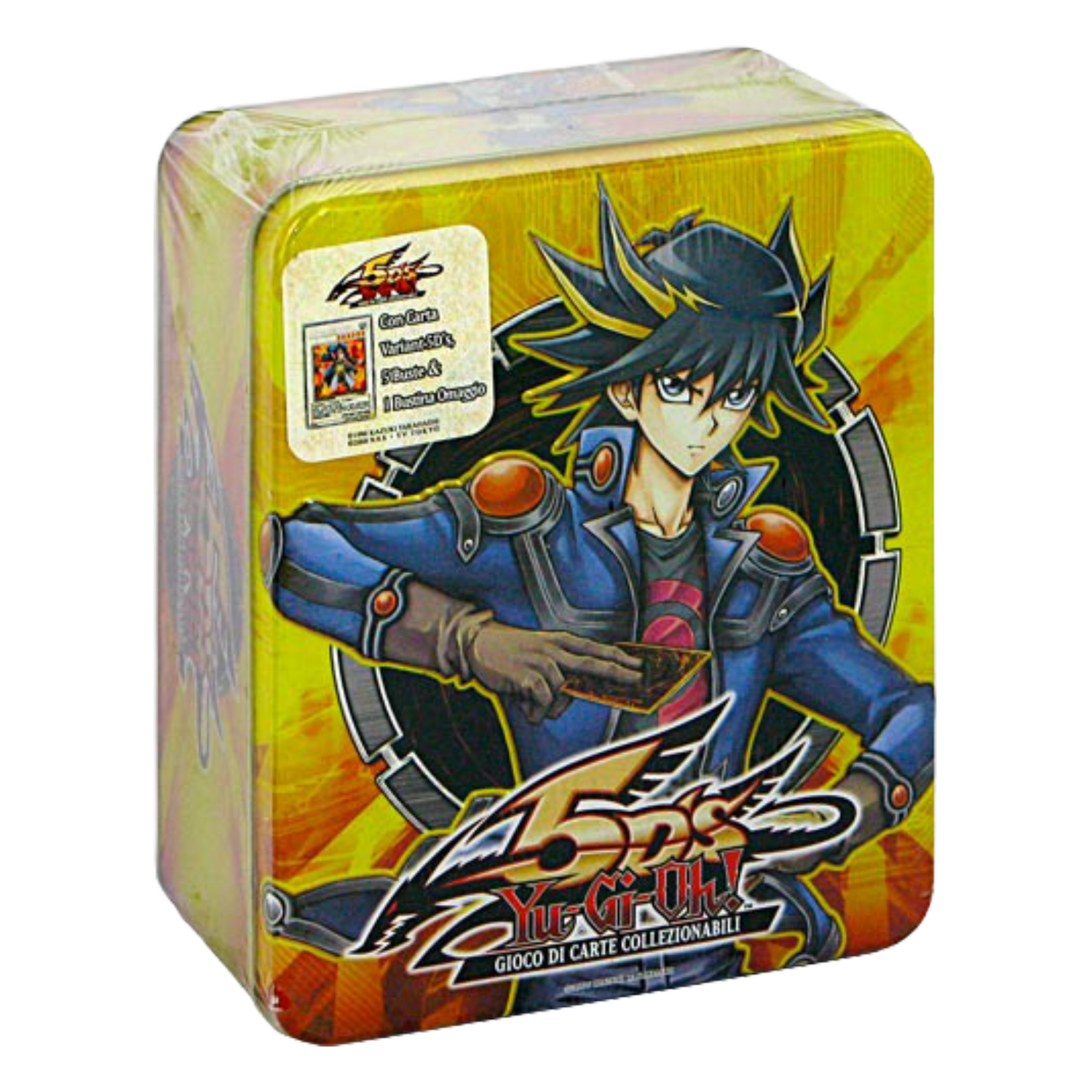 Tins da Collezione 2008 CT05 Edizione Limitata Esclusiva 2008 - Artwork Guardiano Goyo (Tin Giallo) - Confezione da 5 Buste, 1 Busta Token Versione 2.0 e 1 Carta Promo (IT)