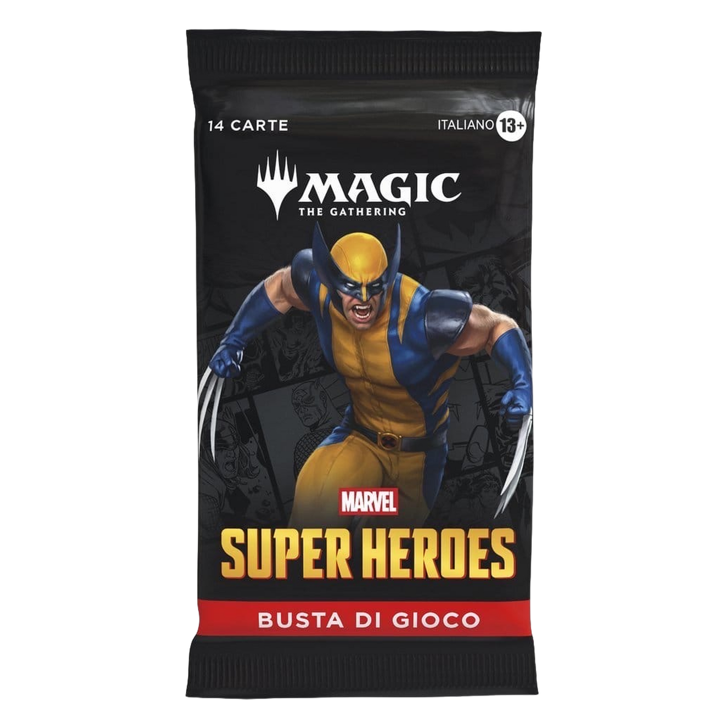 Marvel Super Heroes Busta di Gioco Busta 14 Carte (IT)