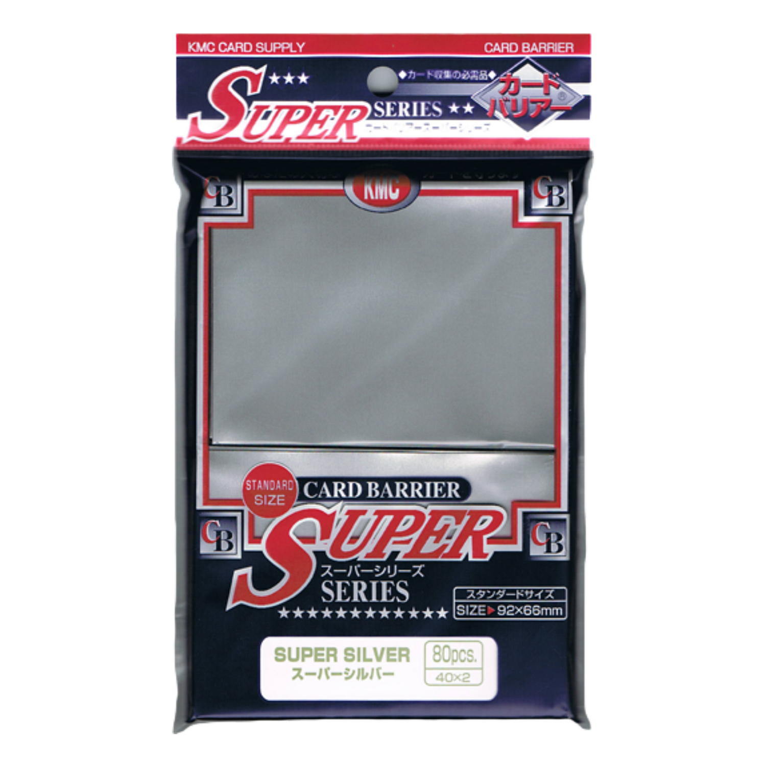 80 Proteggi Carte Standard Super Silver (EN)