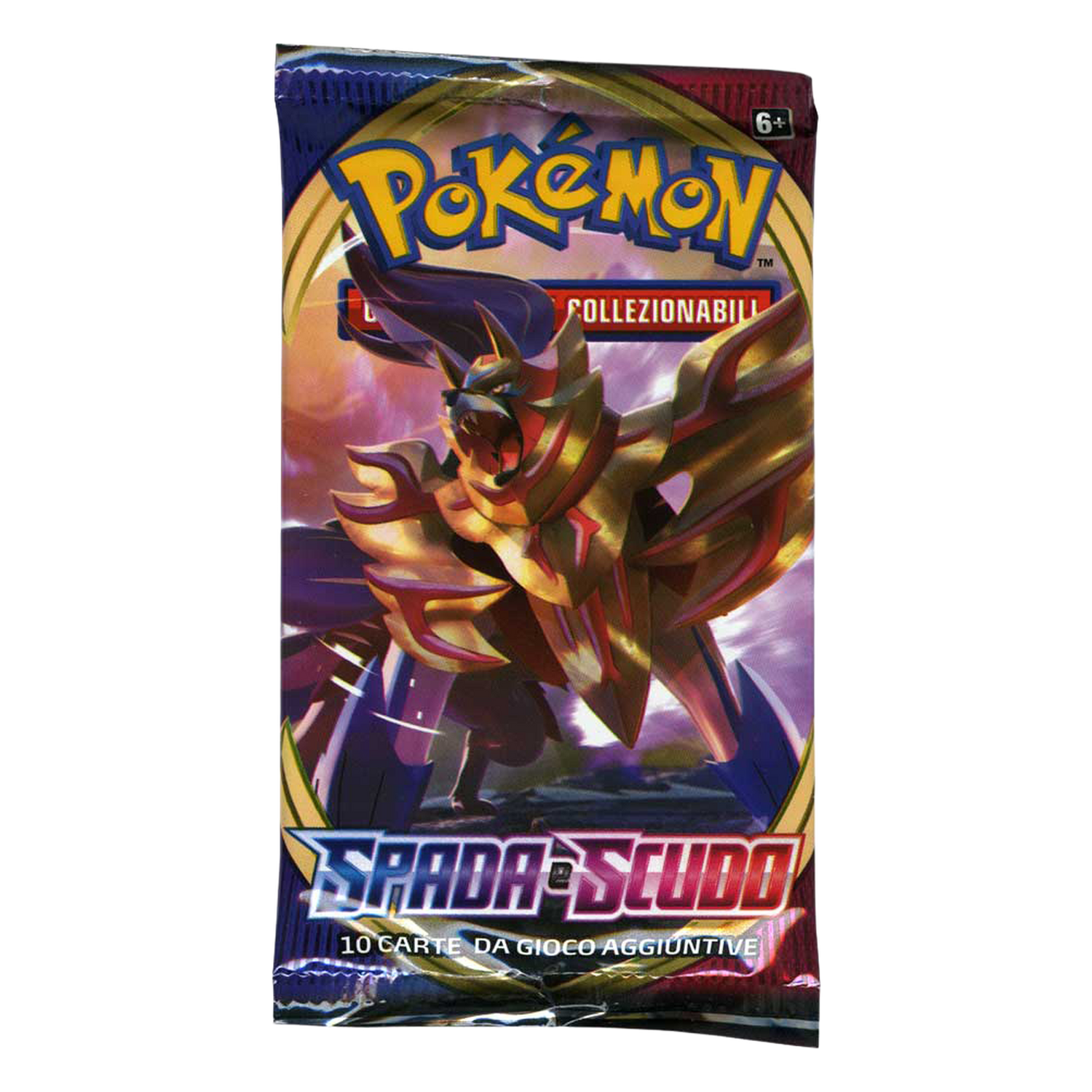 Spada e Scudo SSH Artwork Zamazenta Busta 10 Carte (IT)