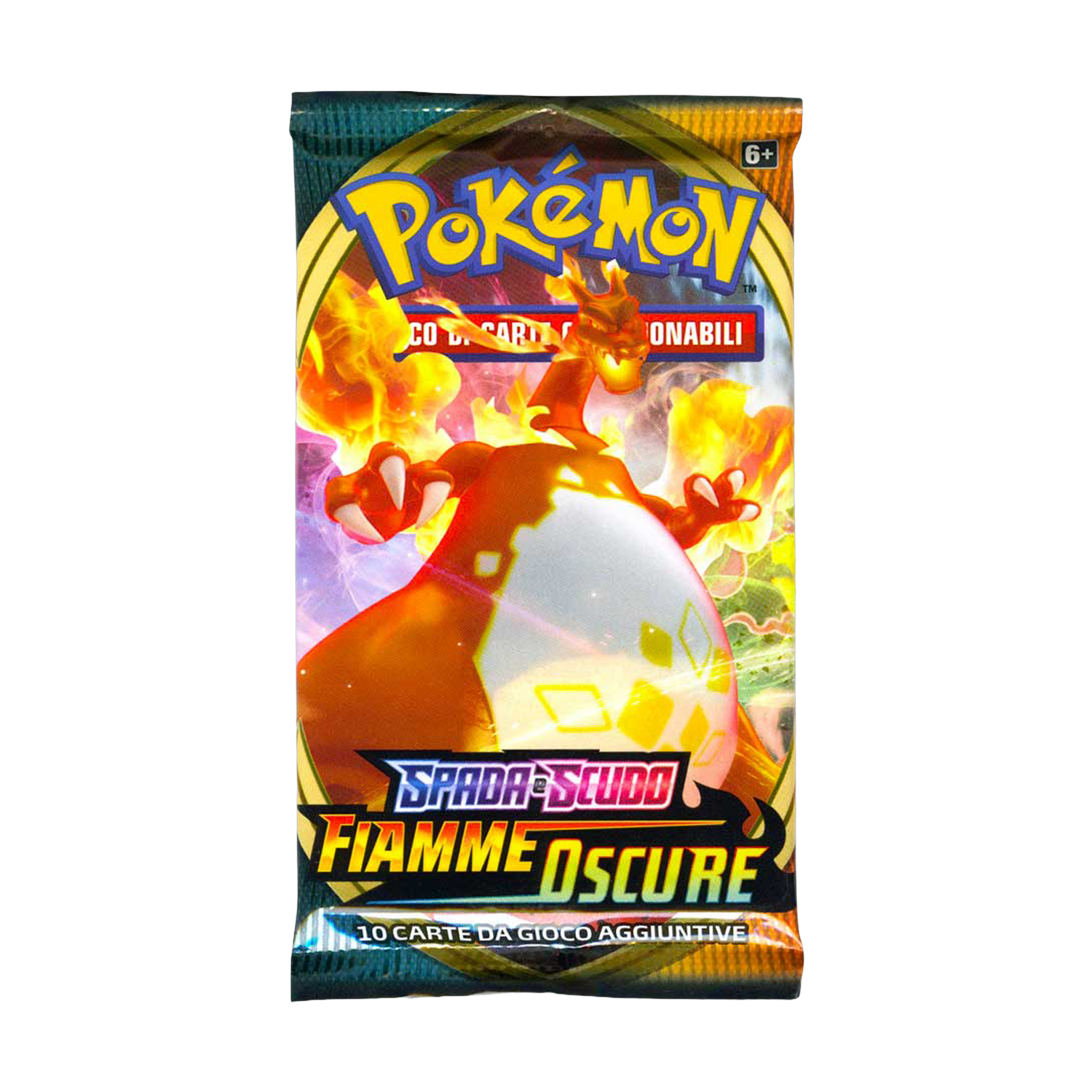 Spada e Scudo Fiamme Oscure DAA Artwork Charizard VMAX Busta 10 Carte (IT)