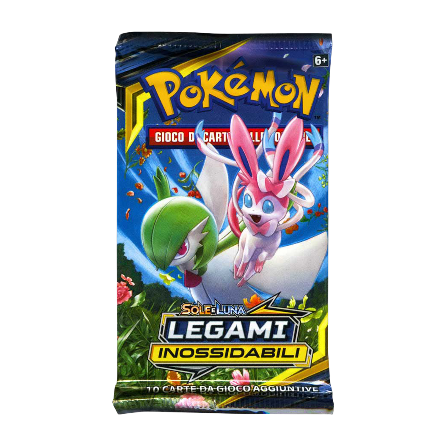 Sole e Luna Legami Inossidabili UNB Artwork Gardevoir e Sylveon Busta 10 Carte (IT)