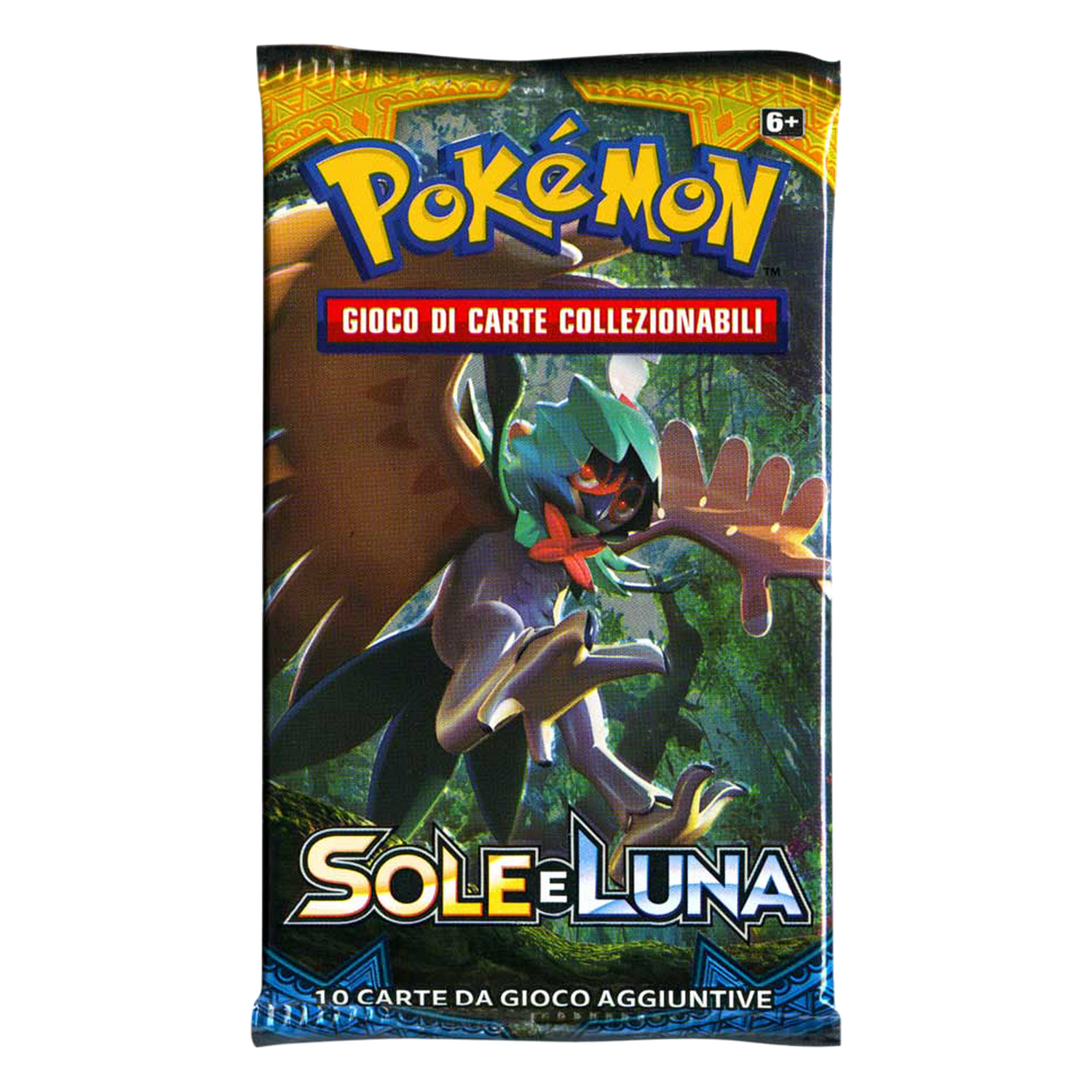 Sole e Luna SUM Artwork Decidueye Busta 10 Carte (IT)