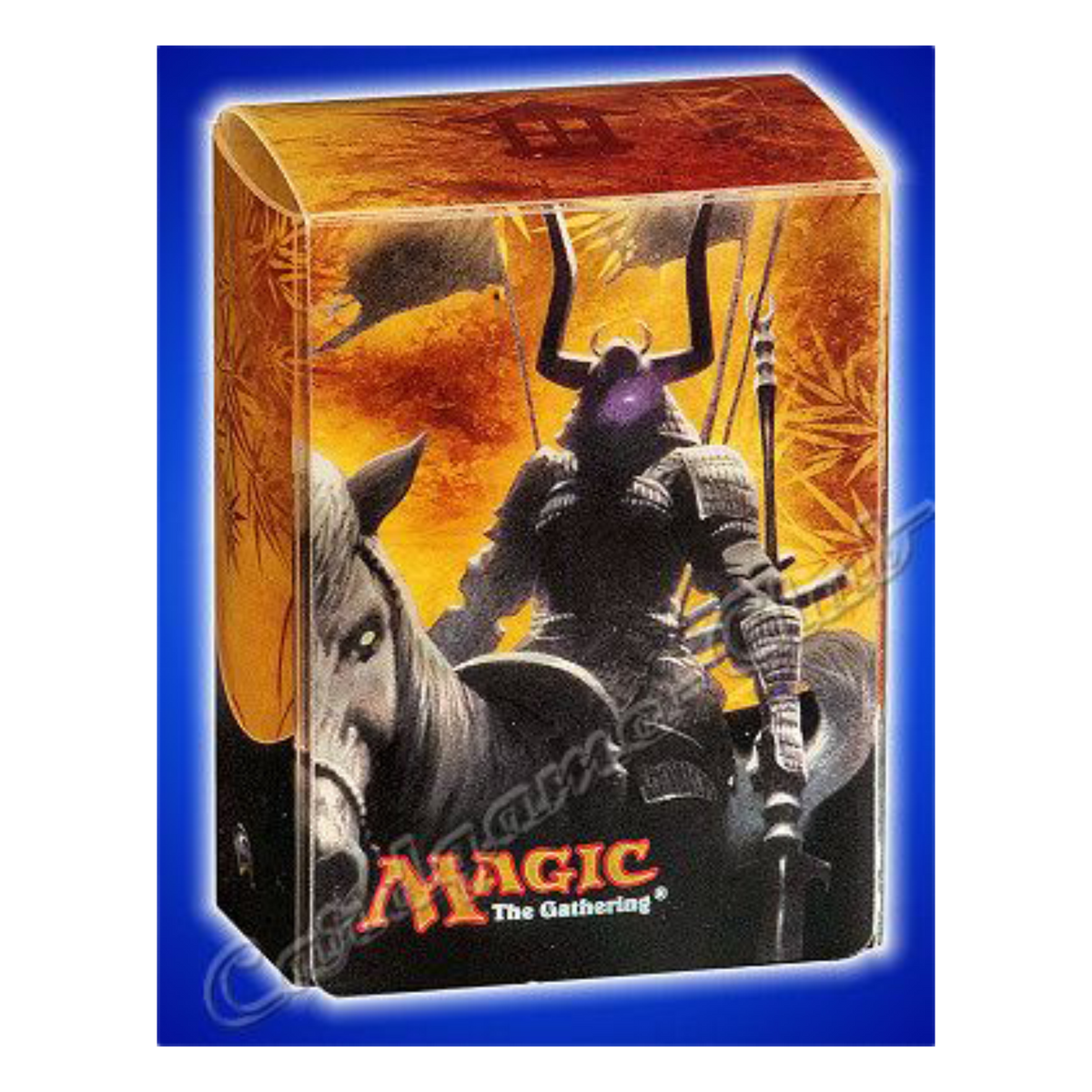 Saviors of Kamigawa Porta Mazzo Verticale Incluse 75 Proteggi Carte Standard Nere (EN)
