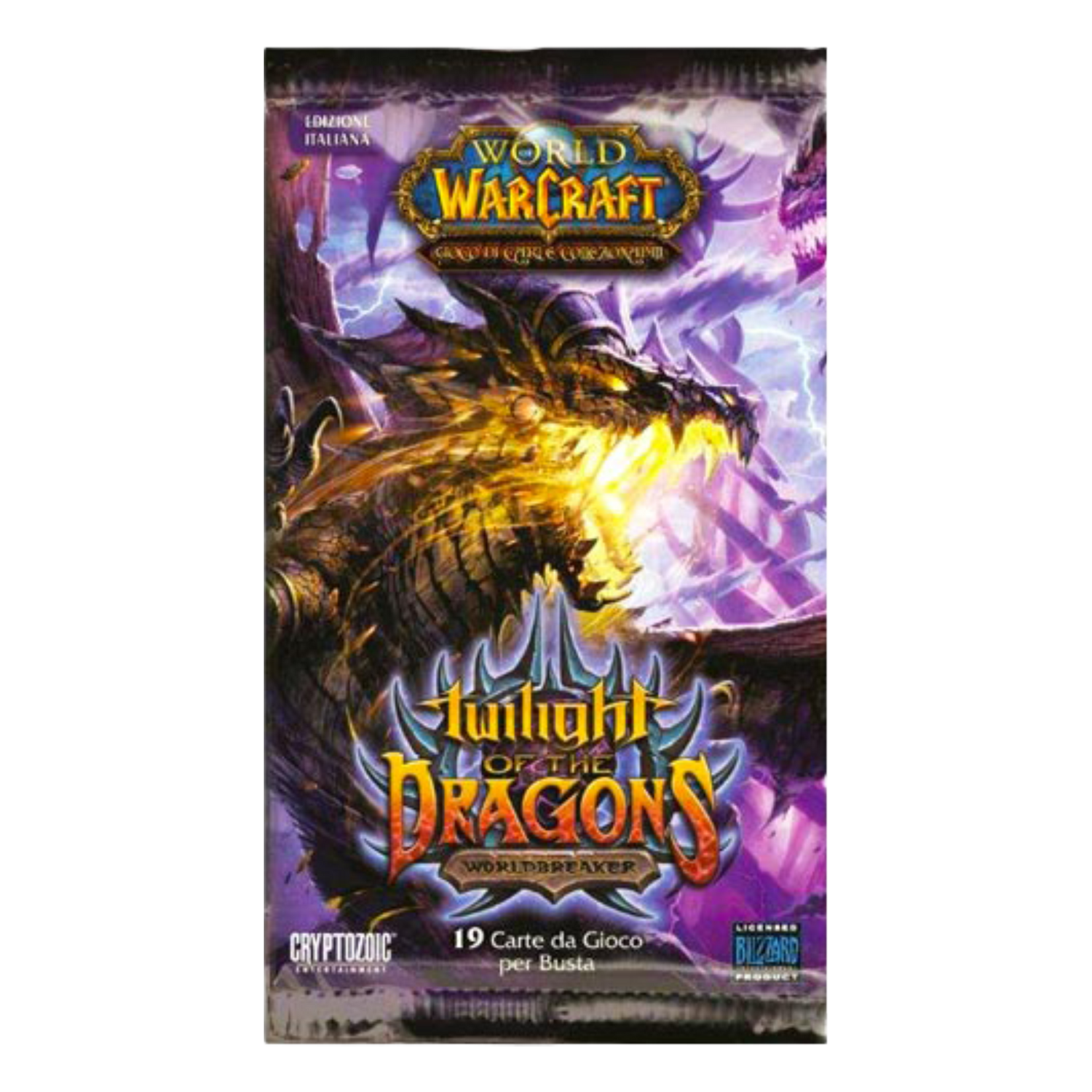 World of WarCraft Twilight of the Dragons Busta 19 Carte (IT)