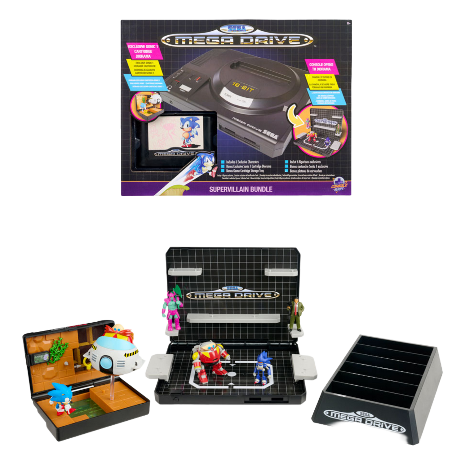 Mega Drive Console Boss Level w/ Sonic 1 (IT)