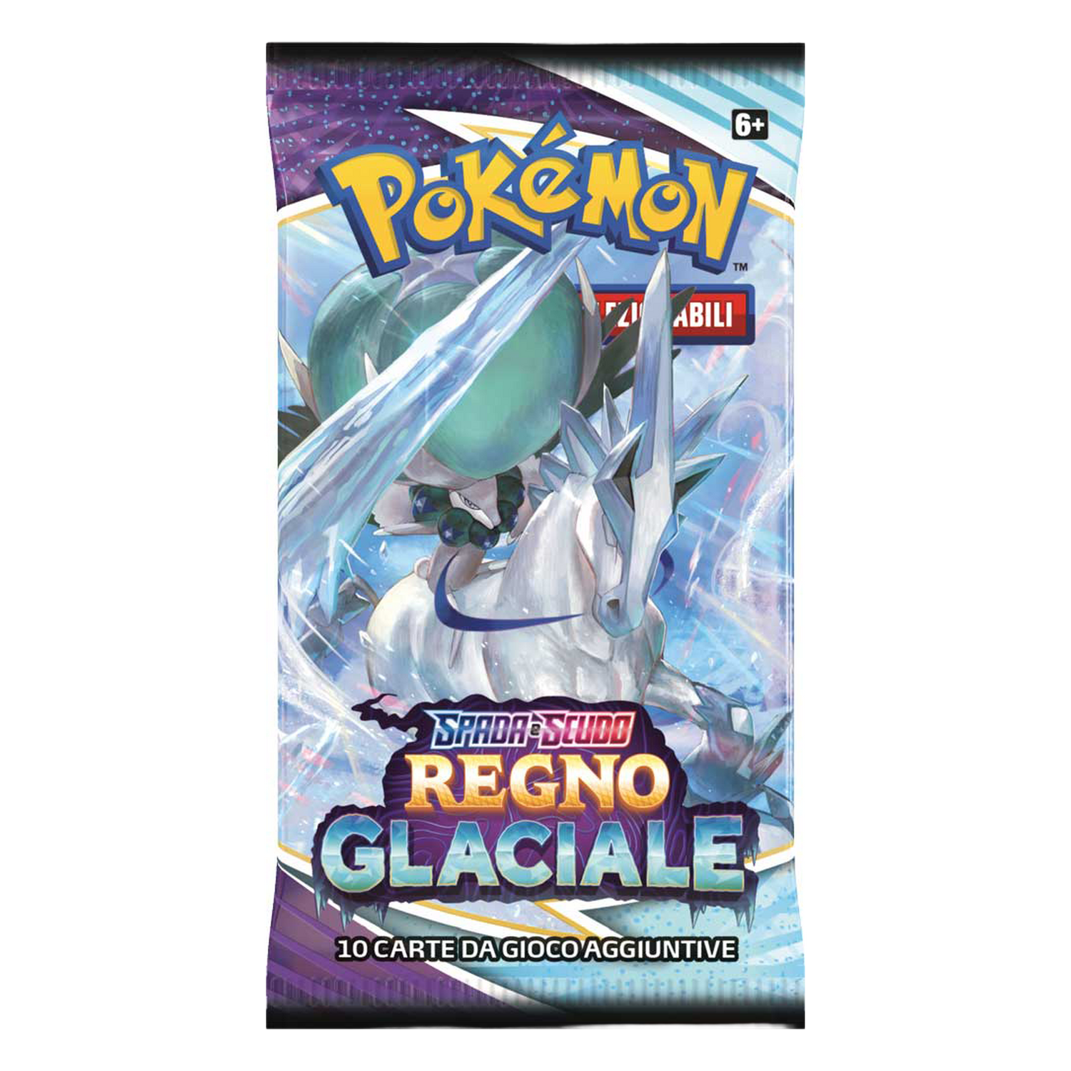 Spada e Scudo Regno Glaciale CRE Artwork Calyrex Cavaliere Glaciale Busta 10 Carte (IT)