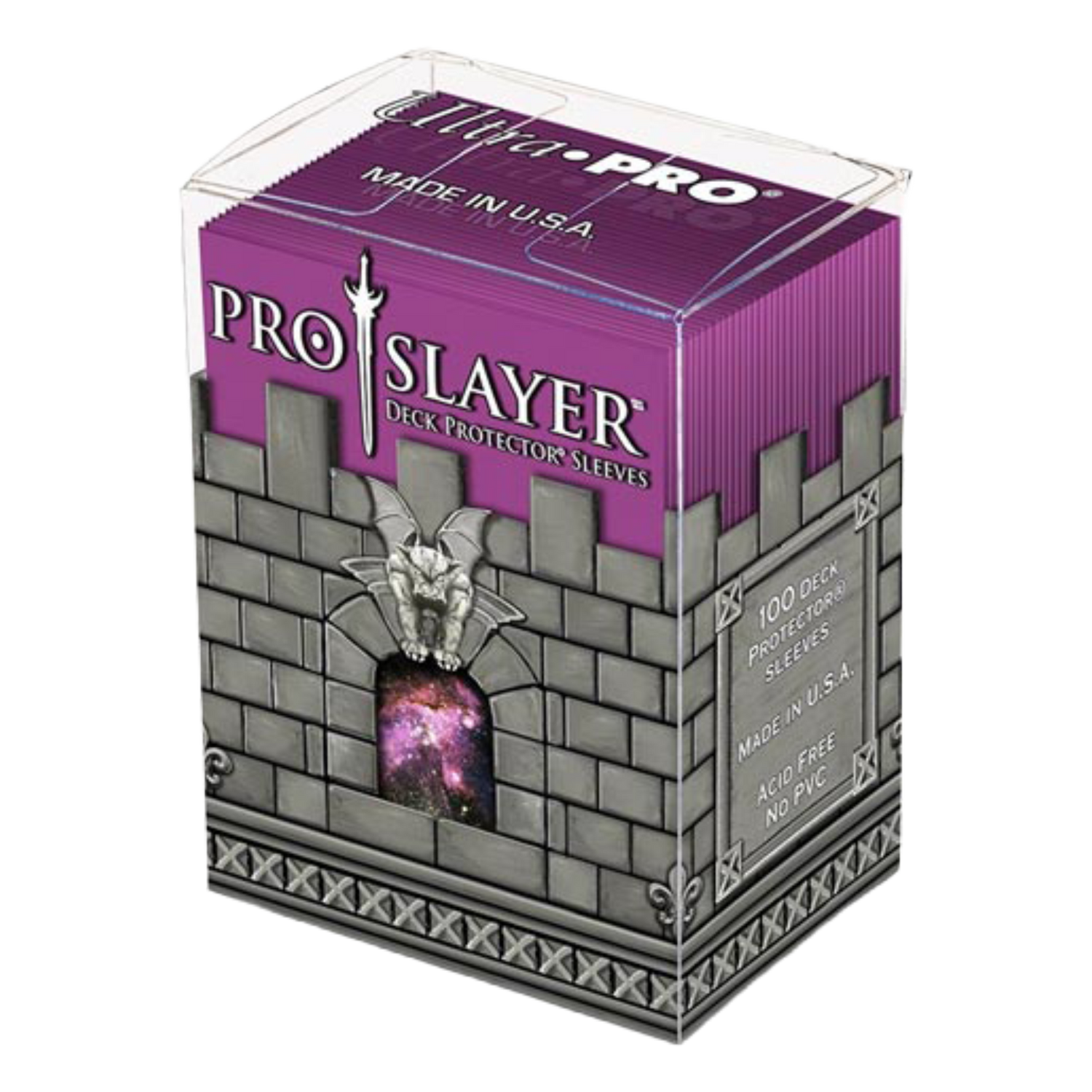 Porta Mazzo Verticale + 100 Proteggi Carte Standard Pro-Slayer Hot Pink (EN)
