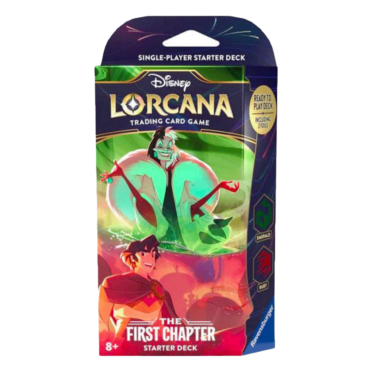 The First Chapter 1TFC Starter Deck Cruella & Aladdin (Emerald / Ruby) (EN)