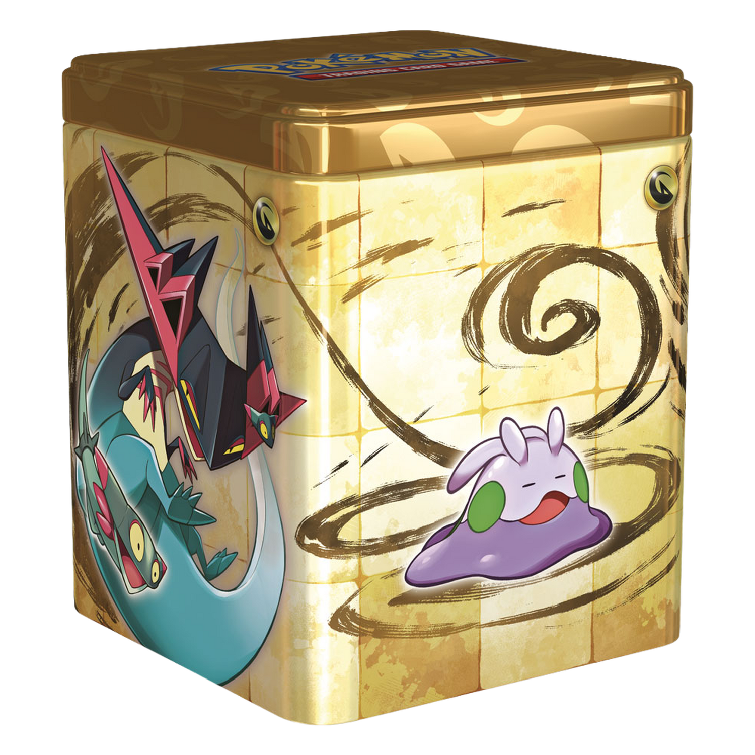 Stacking Tin Tipo Drago (Dragapult, Sliggo, Drampa, Flapple) (IT)
