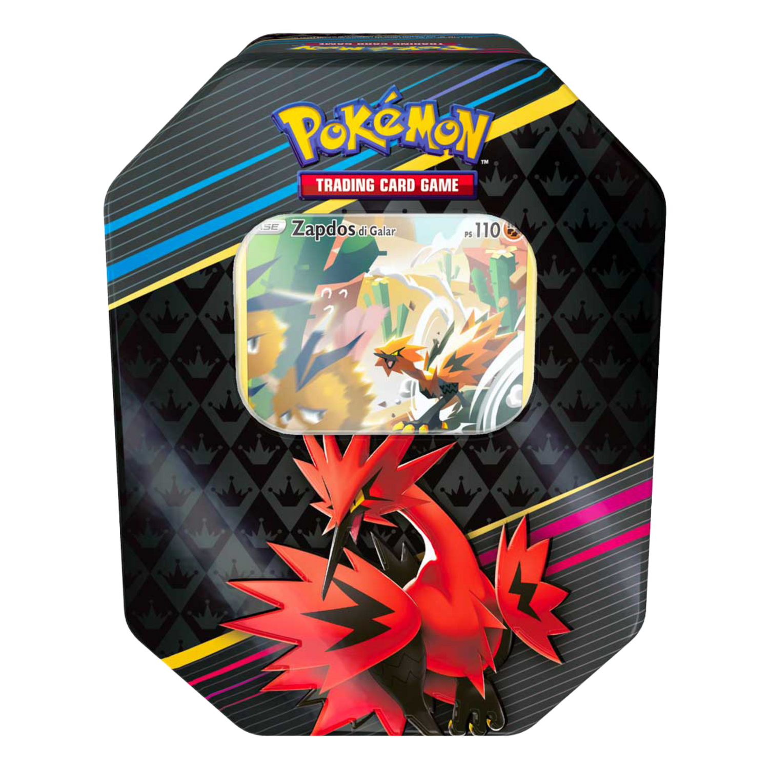 Spada e Scudo Zenit Regale CRZ Tin da Collezione Zapdos di Galar (IT)