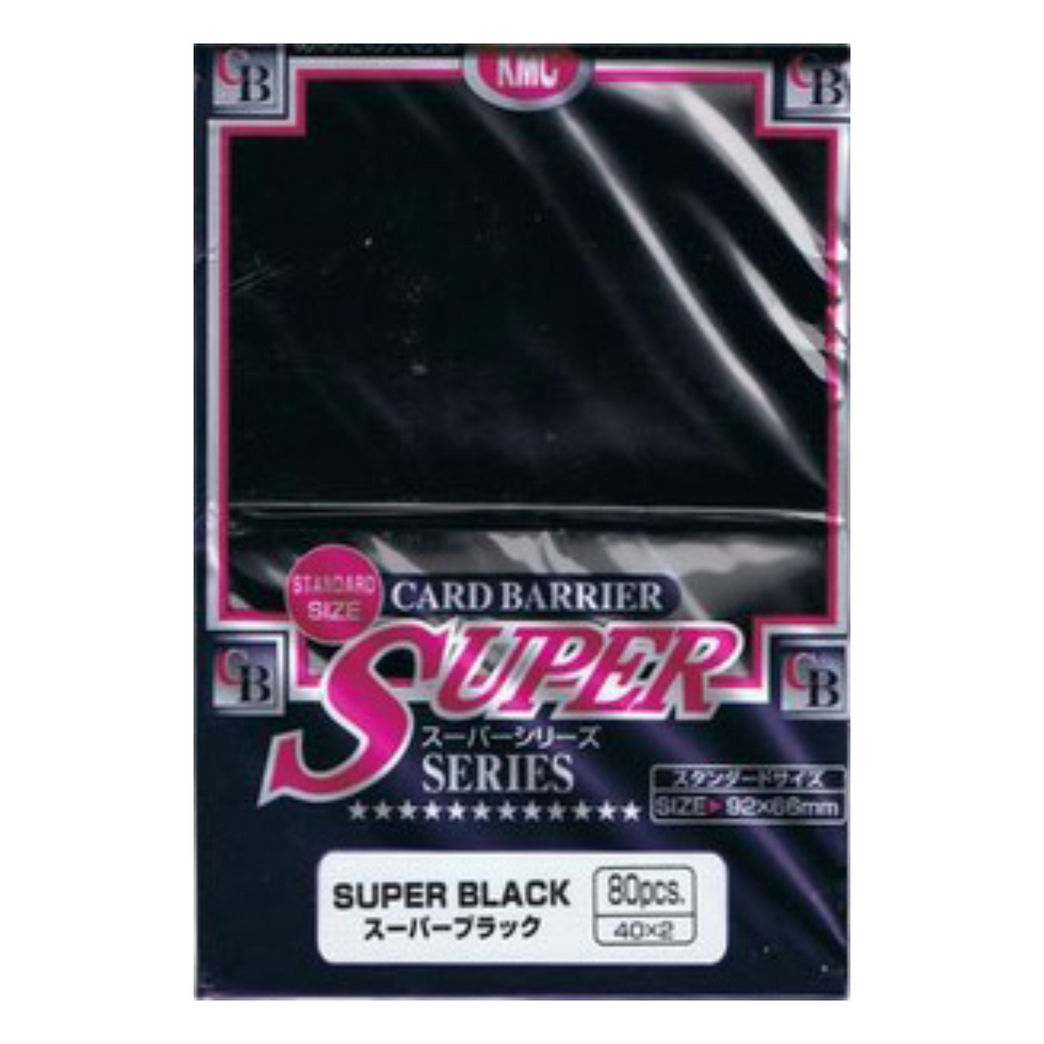 80 Proteggi Carte Standard Super Black (EN)