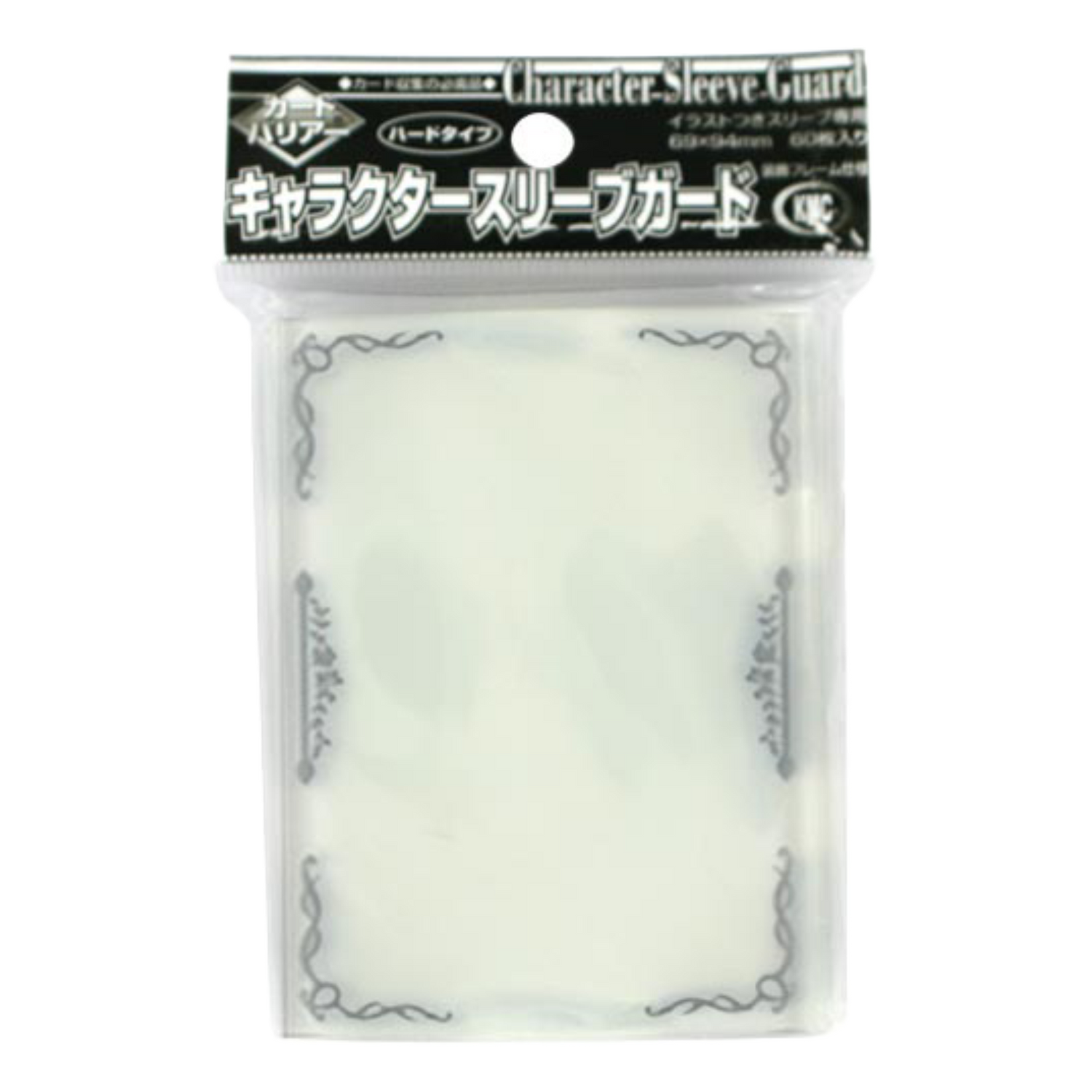 60 Proteggi Carte Standard Clear con Cornice Floreale (EN)