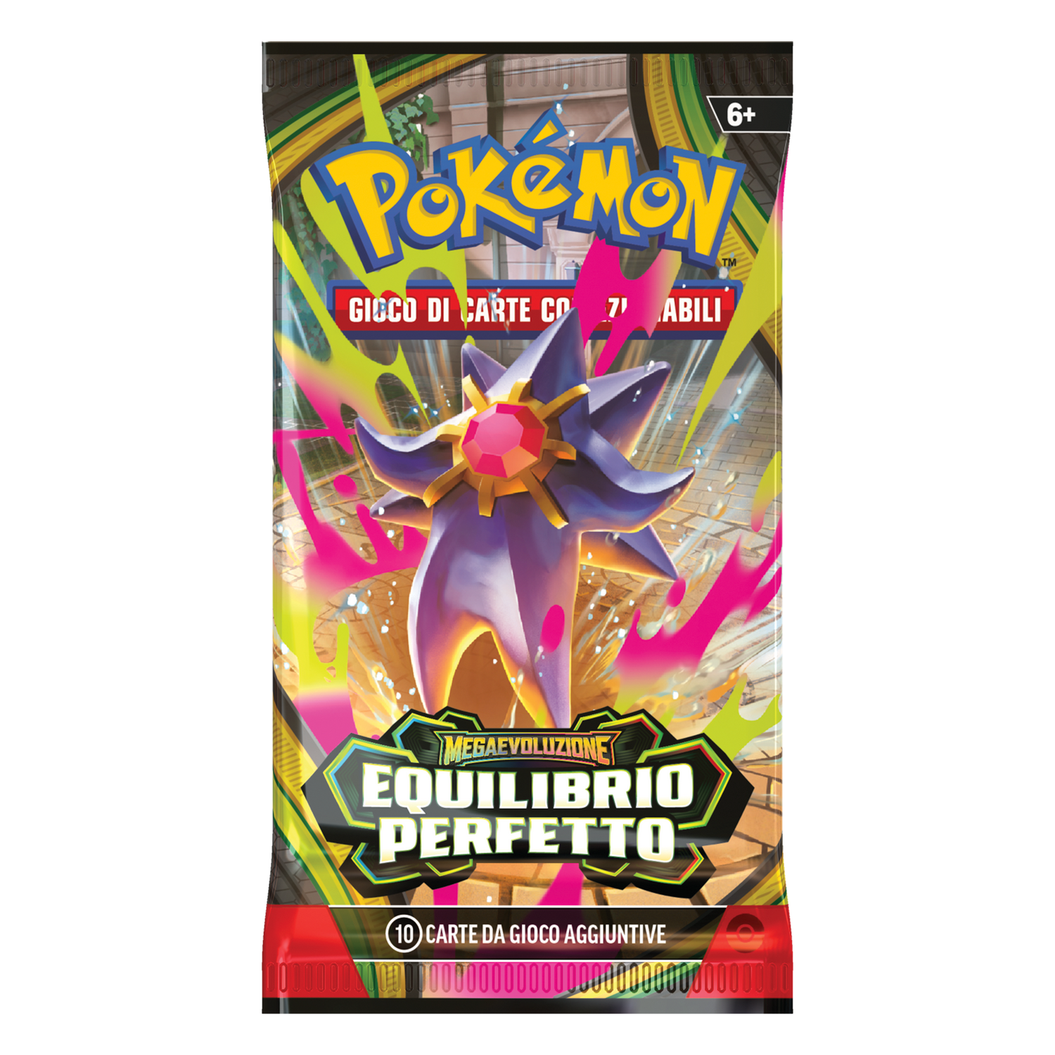 Megaevoluzione Equilibrio Perfetto POR Artwork Mega Starmie Busta 10 Carte (IT)