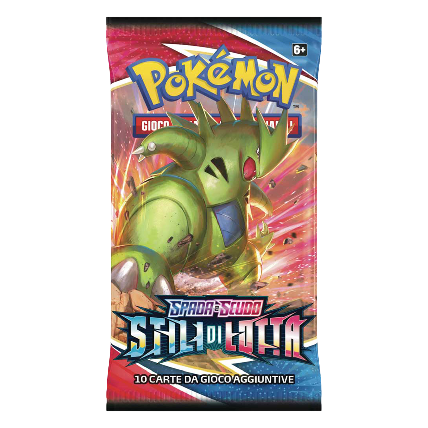 Spada e Scudo Stili di Lotta BST Artwork Tyranitar Busta 10 Carte (IT)