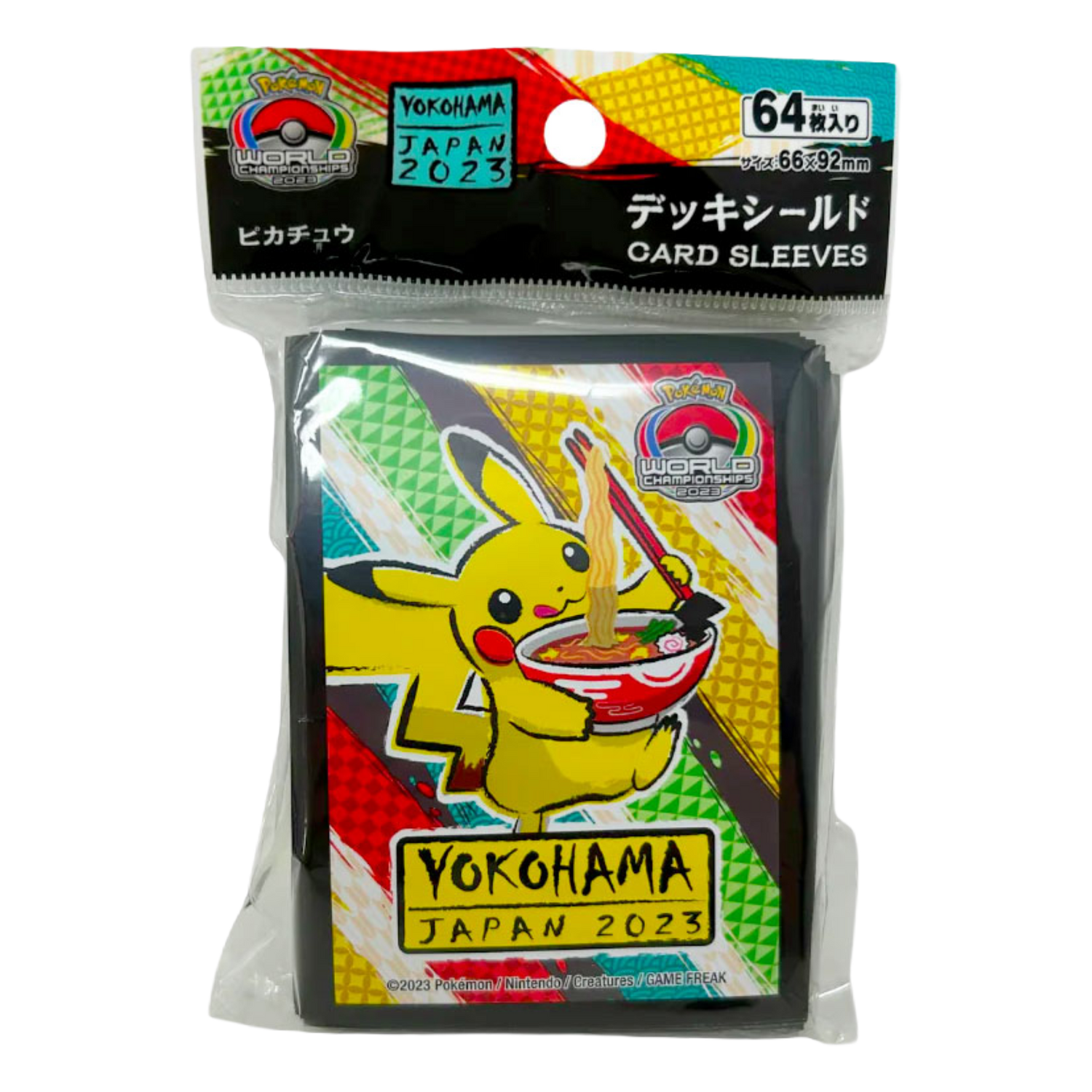 World Championships Yokohama Japan 2023 65 Proteggi Carte Standard Pikachu (JP)