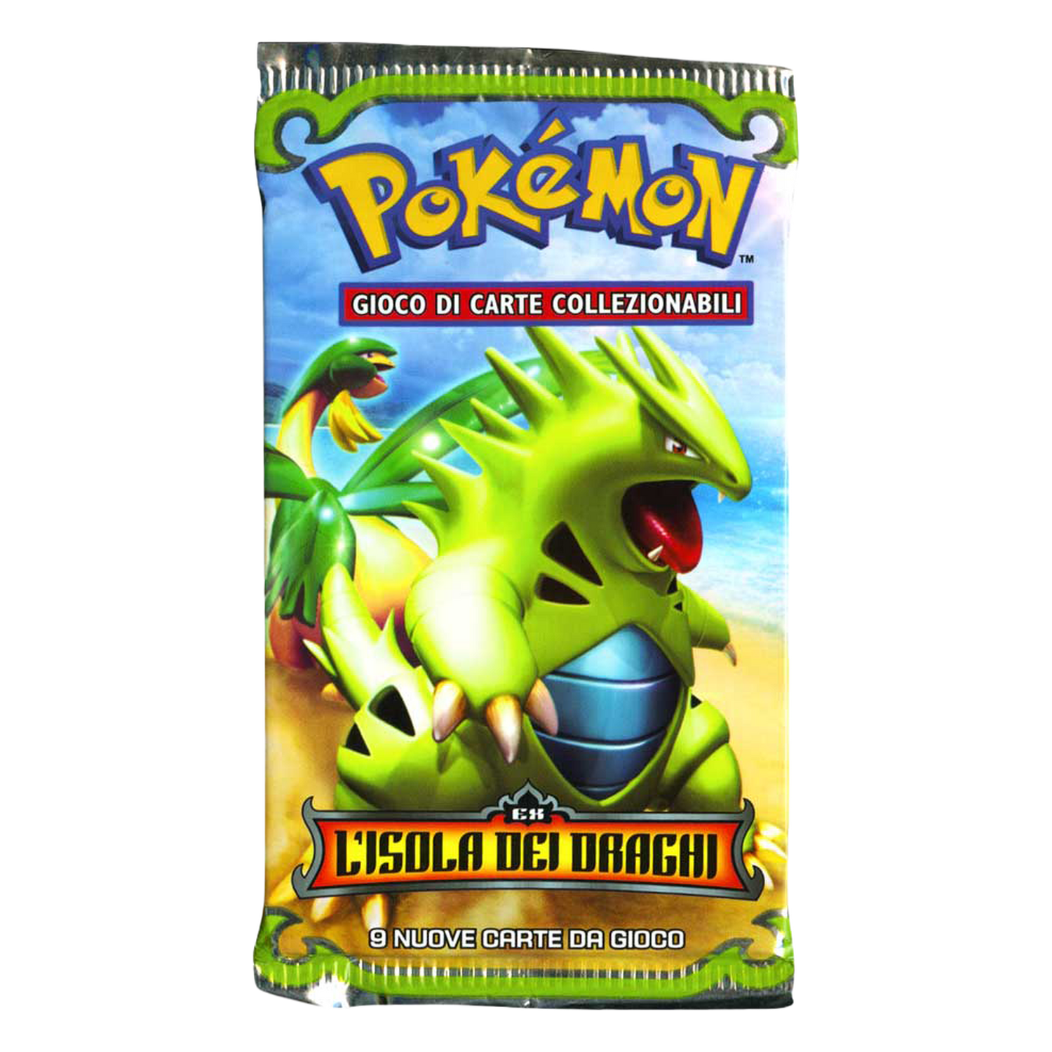 EX L'Isola dei Draghi DF Artwork Tyranitar e Tropius Busta 9 Carte (IT)