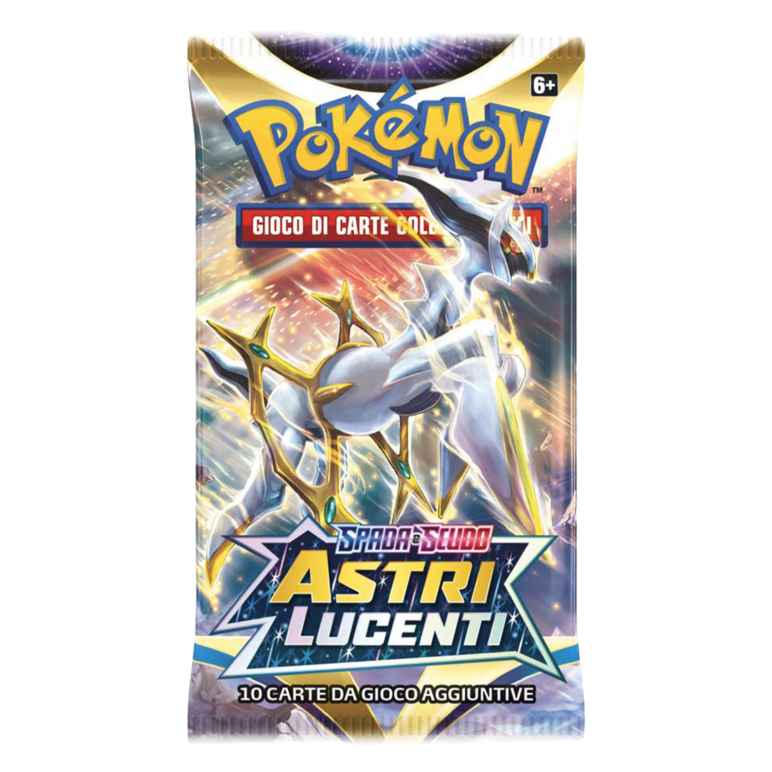 Spada e Scudo Astri Lucenti BRS Artwork Arceus Busta 10 Carte (IT)