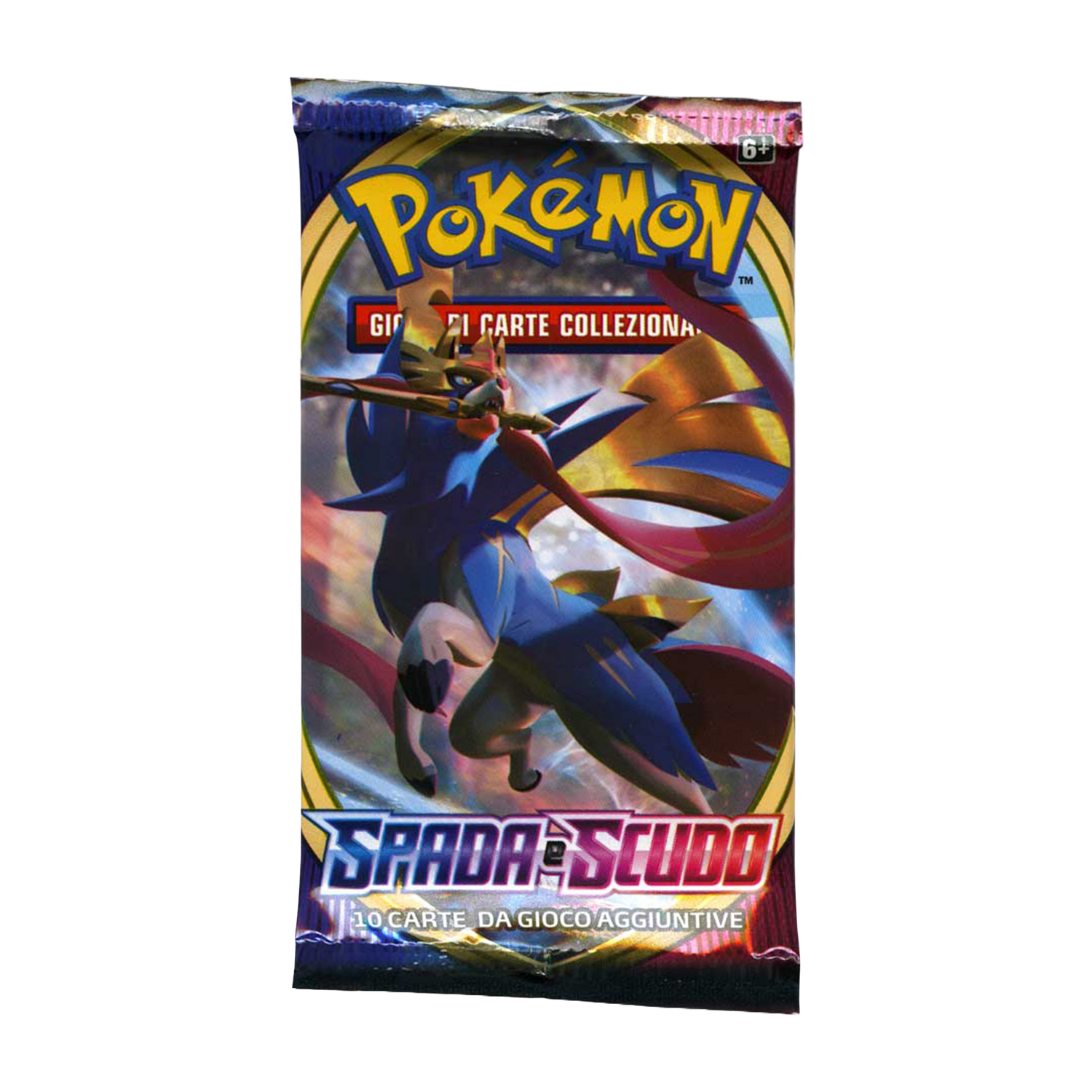 Spada e Scudo SSH Artwork Zacian Busta 10 Carte (IT)