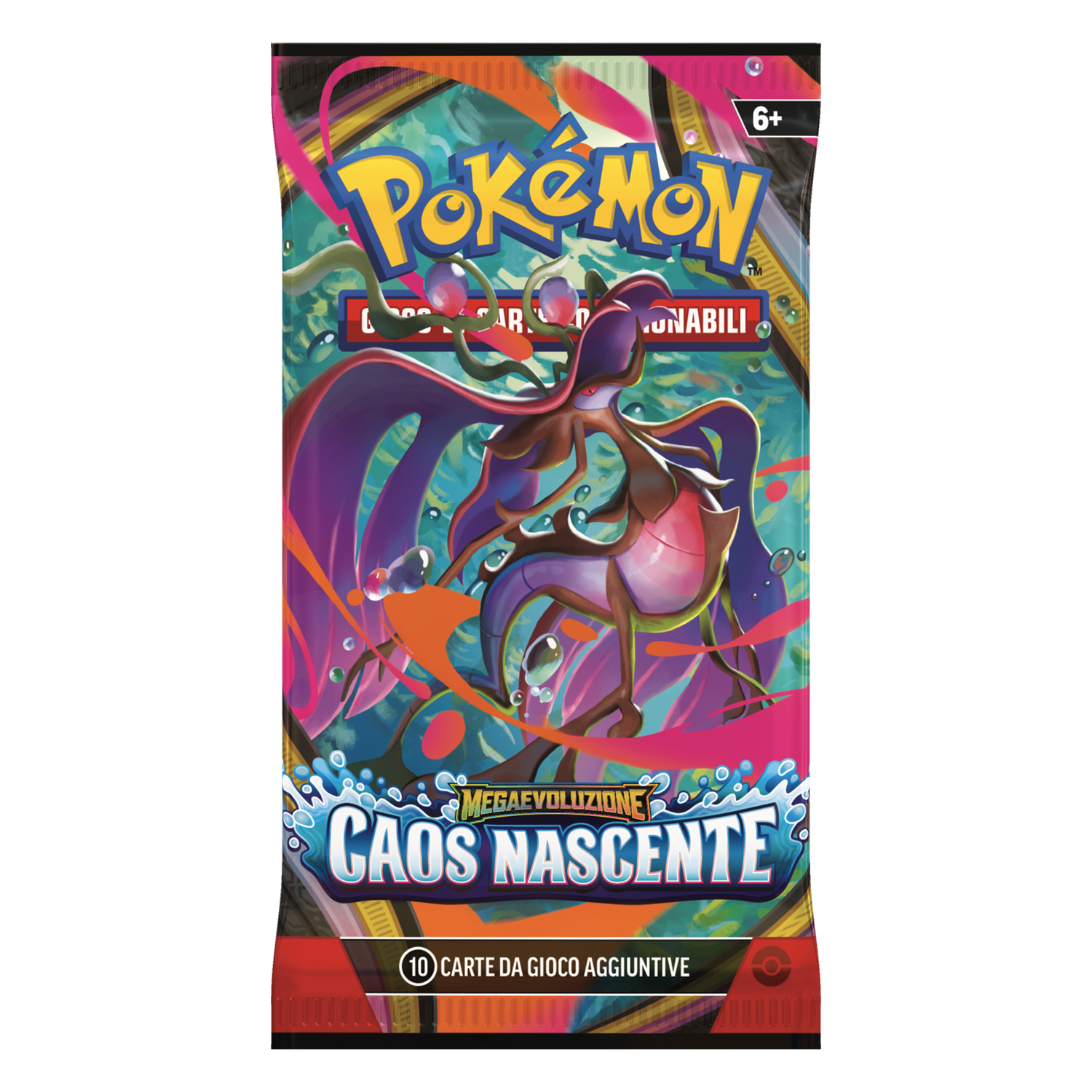 Megaevoluzione Caos Nascente CRI Artwork Mega Dragalge Busta 10 Carte (IT)