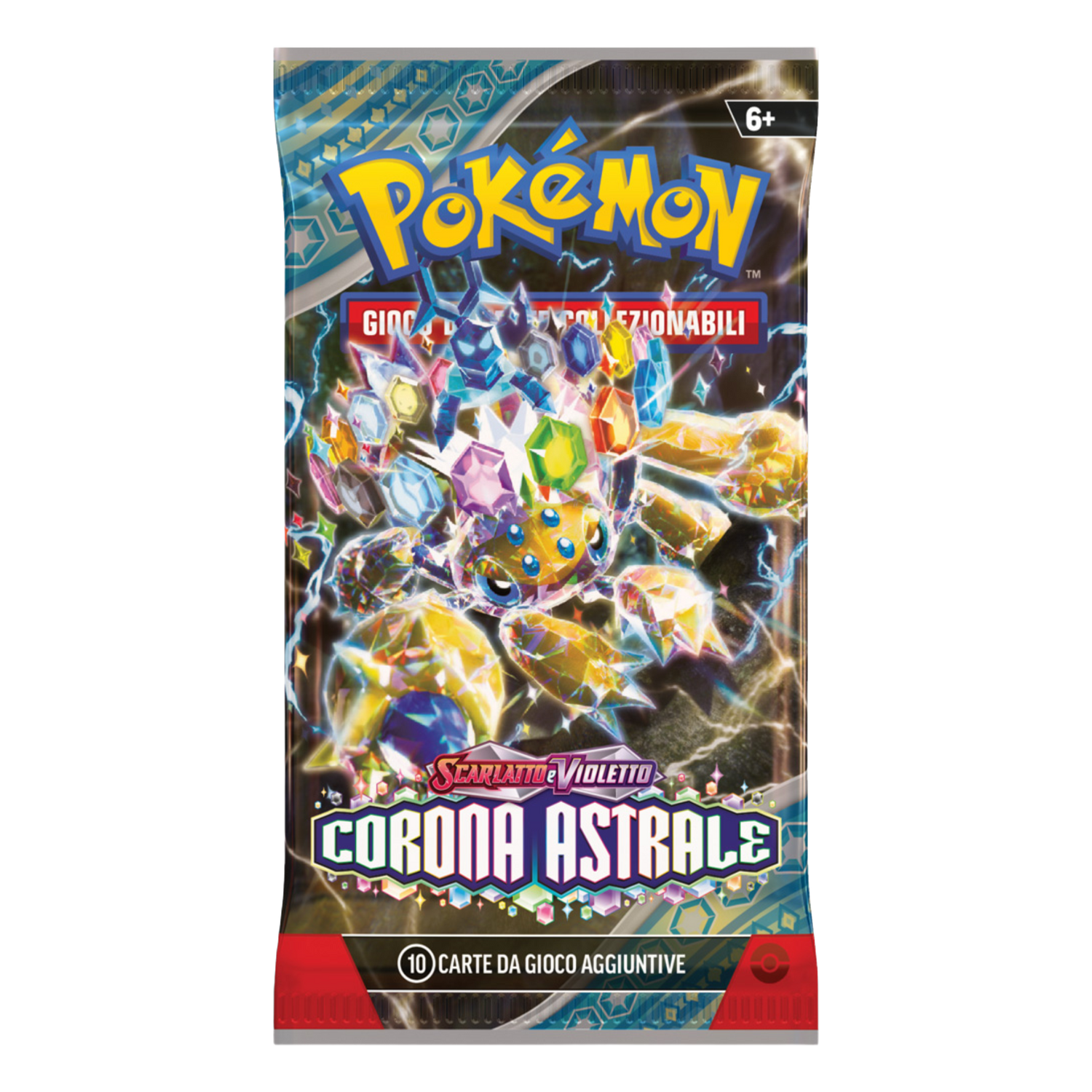 Scarlatto e Violetto Corona Astrale SCR Artwork Galvantula Busta 10 Carte (IT)