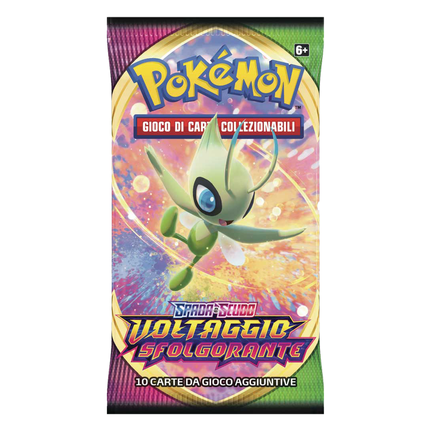Spada e Scudo Voltaggio Sfolgorante VIV Artwork Celebi Busta 10 Carte (IT)
