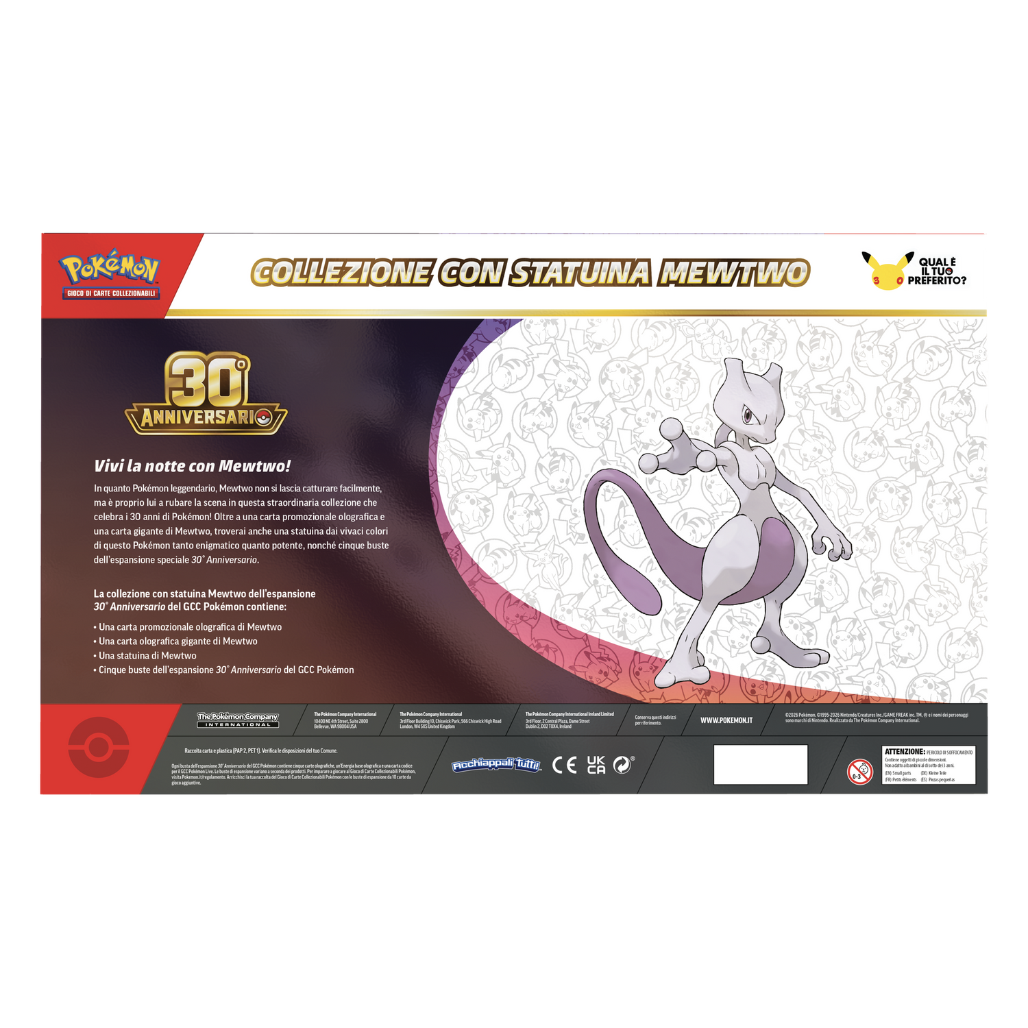 30esimo Anniversario Collezione con Statuina Mewtwo (IT)