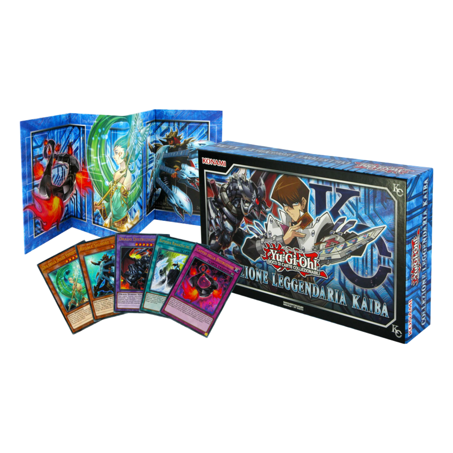Collezione Leggendaria Kaiba LC06 Edizione Limitata Confezione vuota (senza Buste), Plancia di Gioco e 5 Carte Promo (IT)