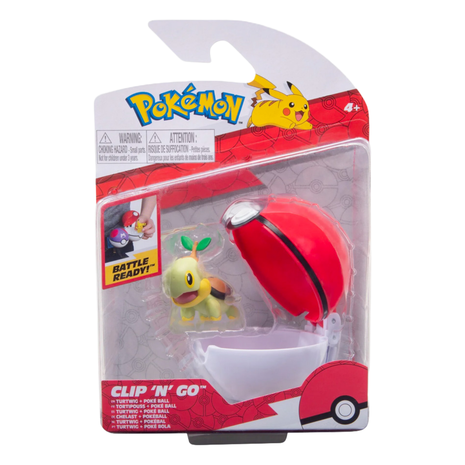 Clip 'N' Go Turtwig + Poke Ball (IT)