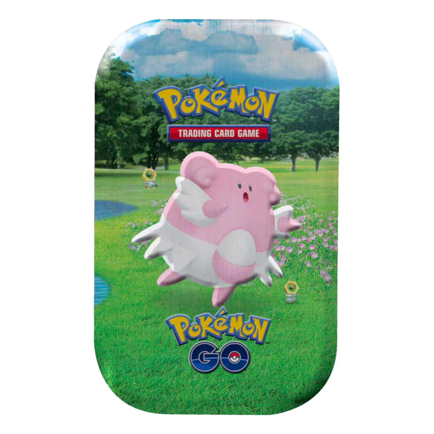 Spada e Scudo Pokemon GO PGO Mini Tin da Collezione Blissey (IT)